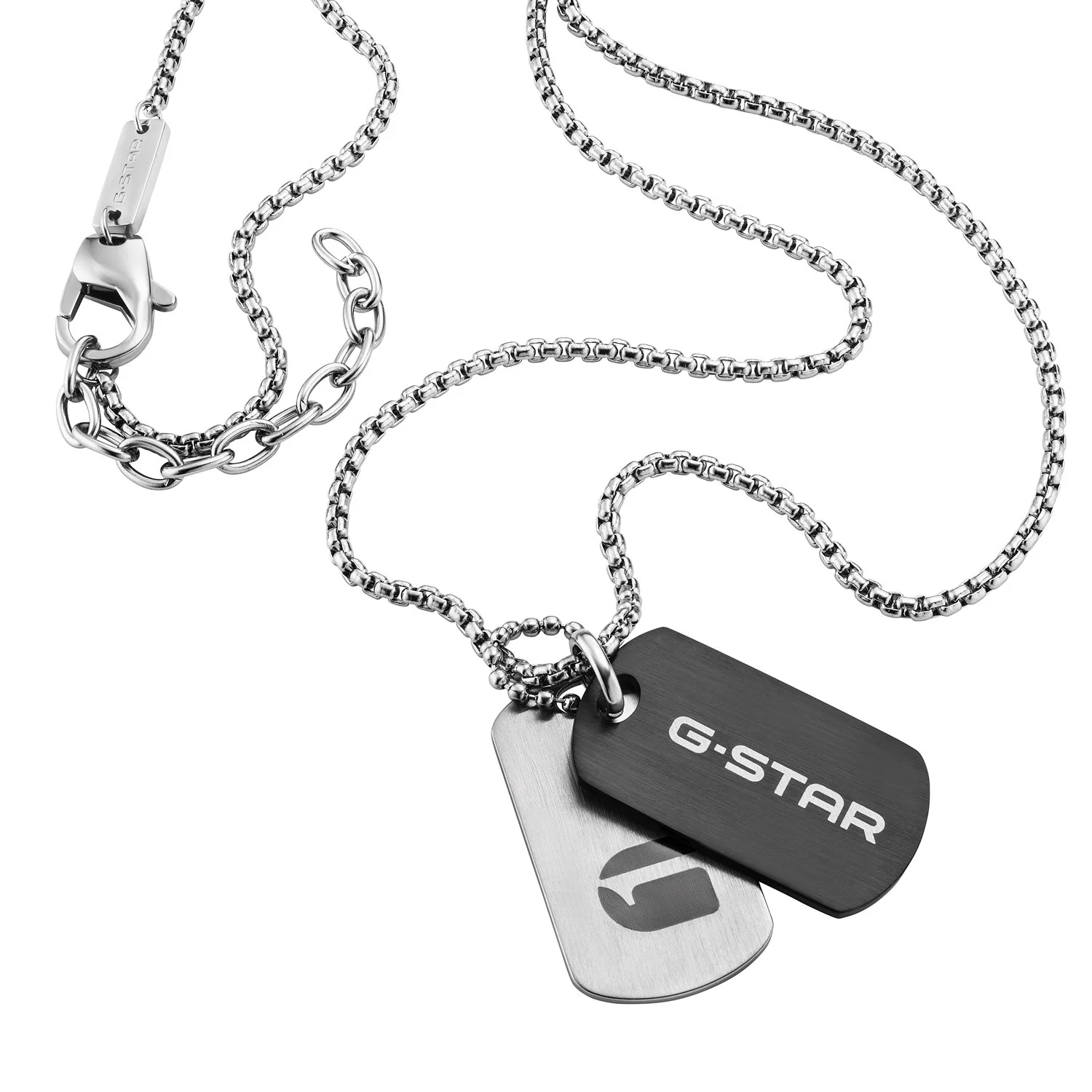 G-Star M-Tag Zilverkleurige Ketting GSJ.101.02 - Image 4