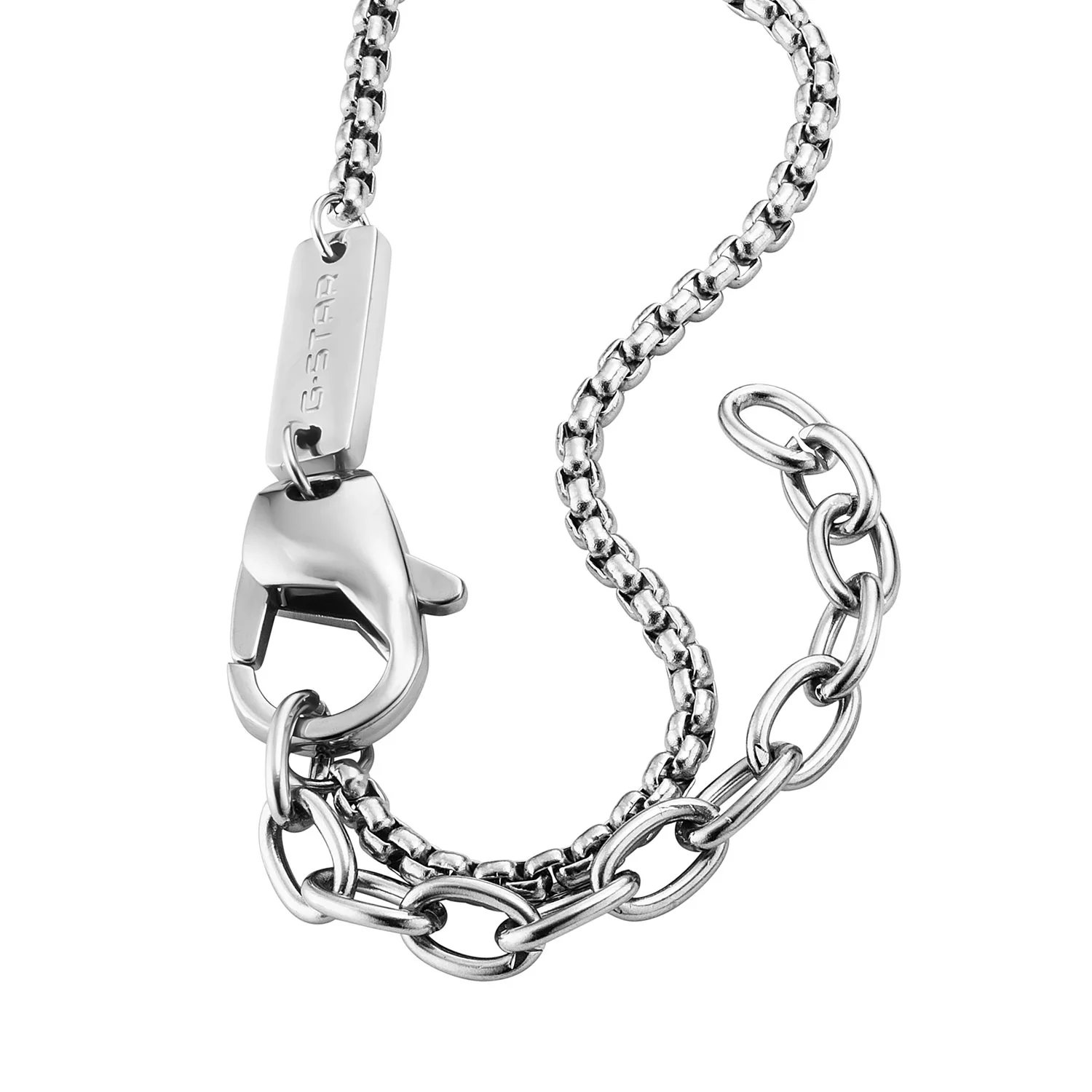 G-Star M-Tag Zilverkleurige Ketting GSJ.101.02 - Image 5