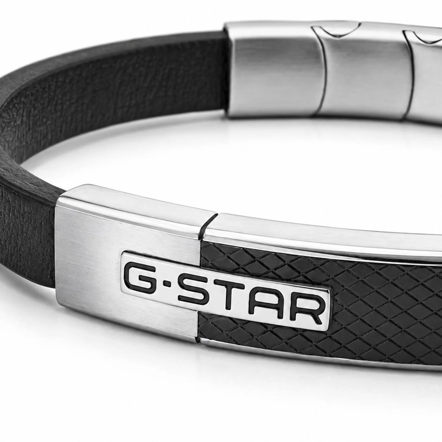 G-Star Mtrx Zwarte Leren Armband GSJ.105.03 - Image 3