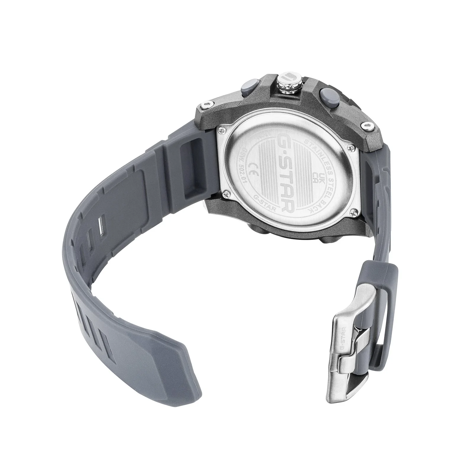 G-STAR Ops01 Grijs Zwart Ana-digi Herenhorloge GSW.502.01 - Image 4