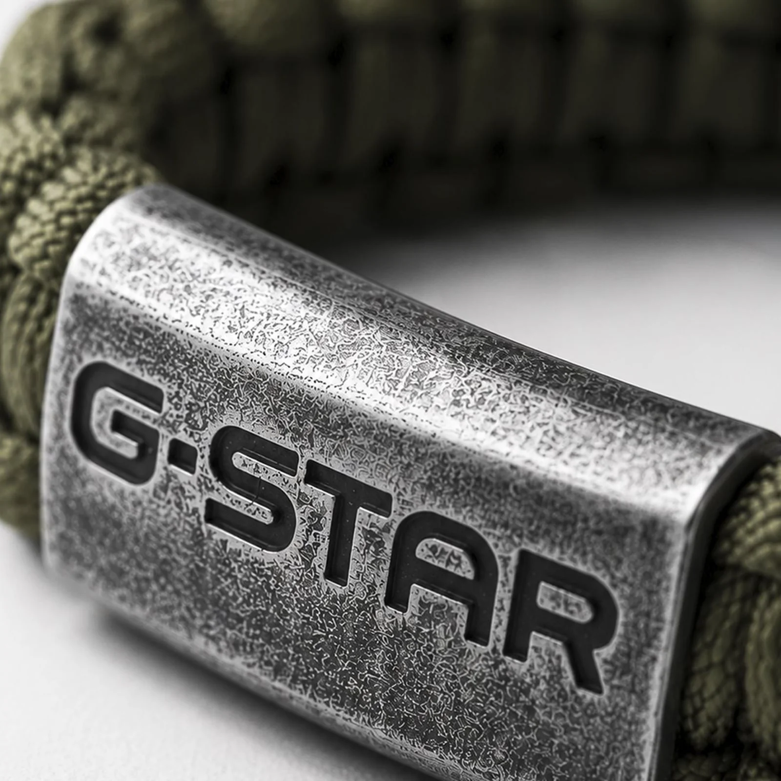 G-STAR OpsCord Zwarte Nylon Armband GSJ.107.01 - Image 3