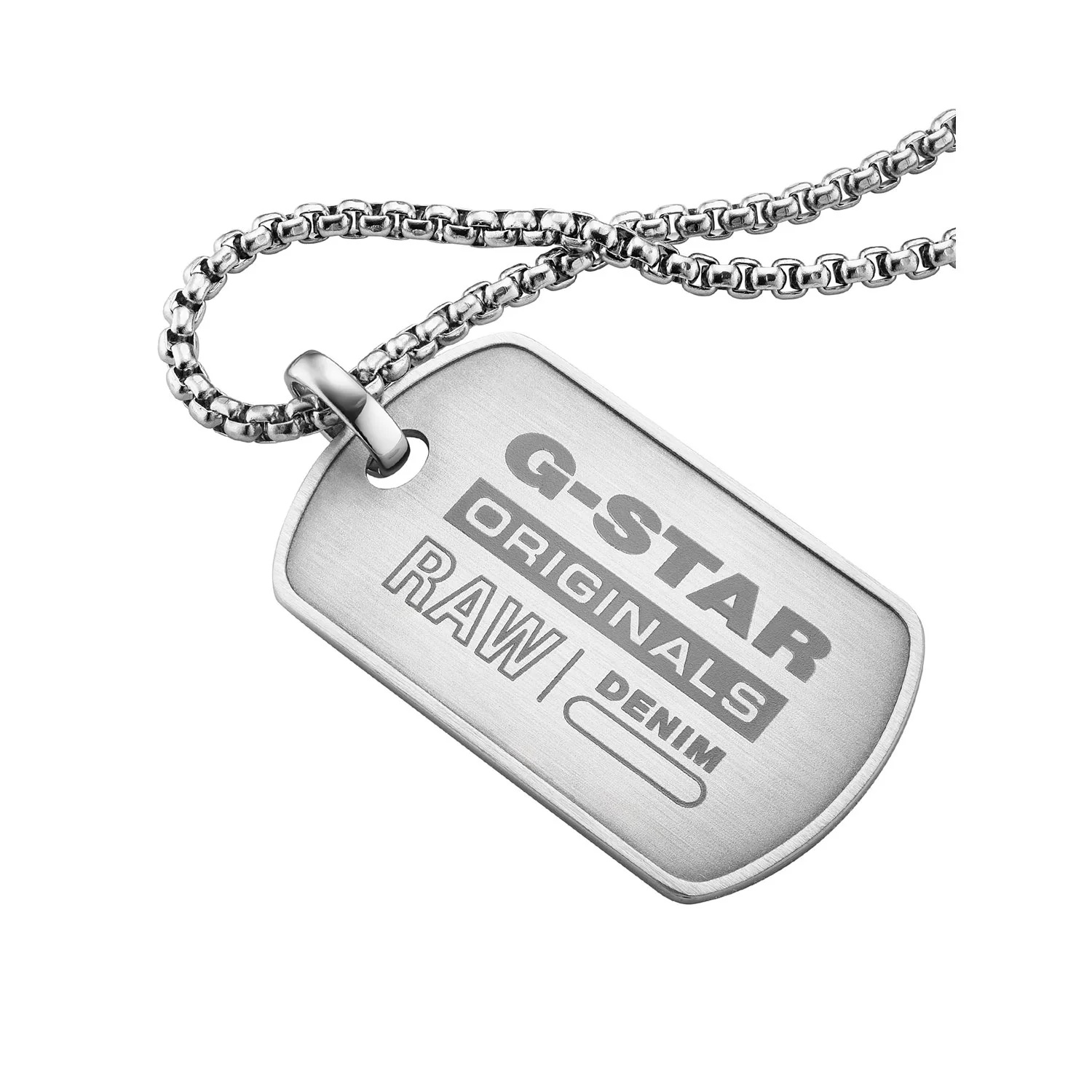 G-STAR R-Tag Zilveren Ketting GSJ.103.01 - Image 3