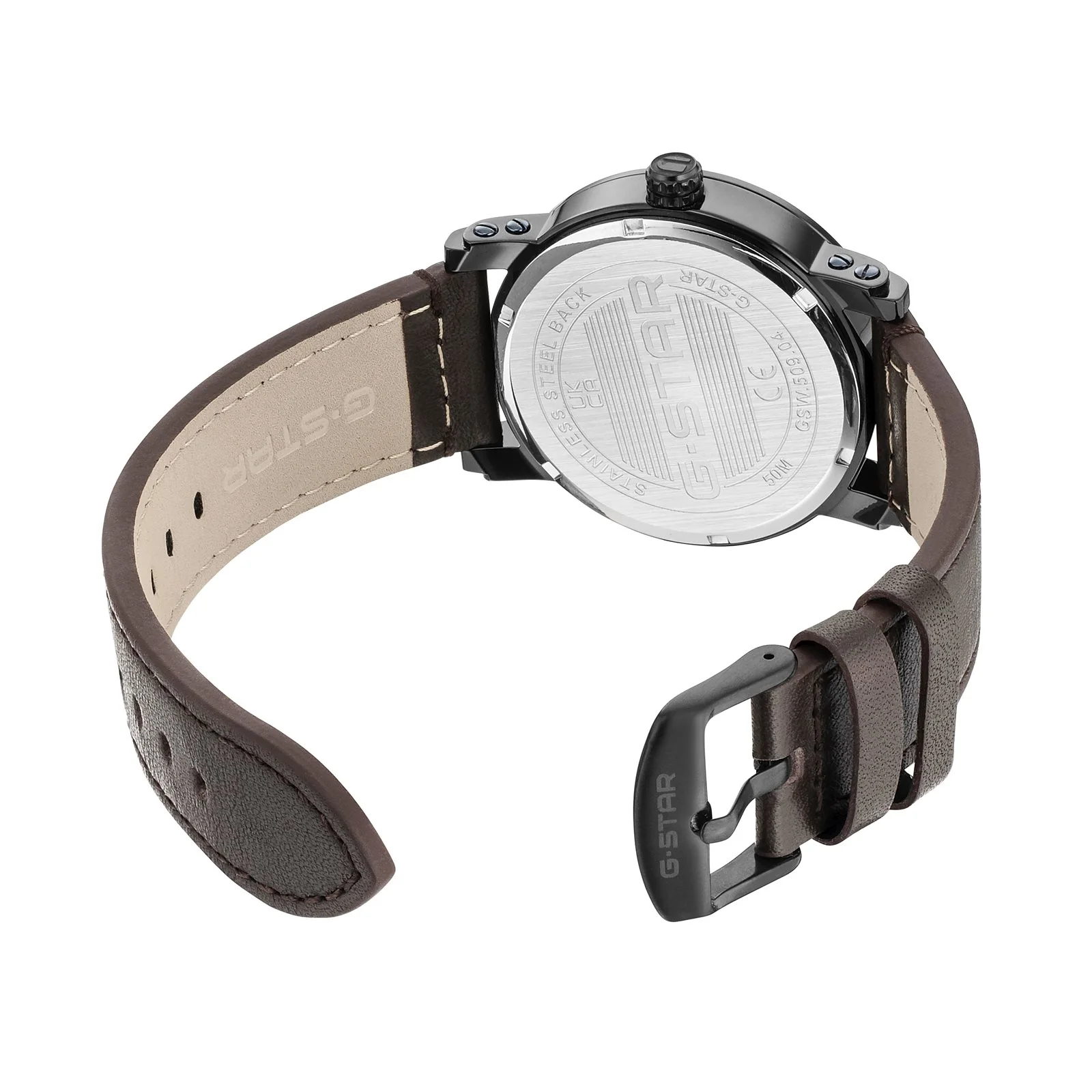 G-STAR Rovic Zwart met Blauwe Wijzerplaat Herenhorloge GSW.509.04 - Image 5