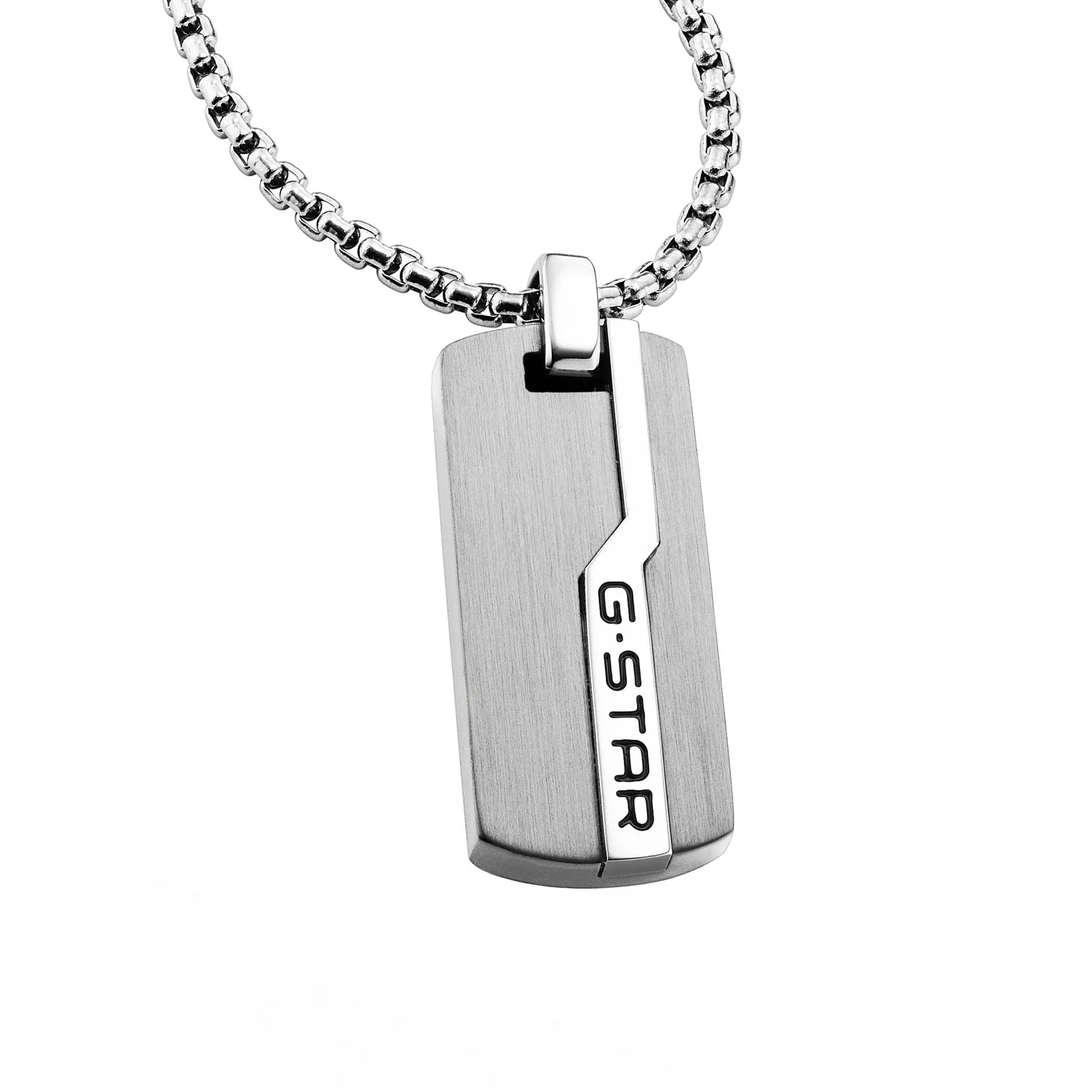 G-STAR Unistrial Zilveren Box Chain Ketting GSJ.112.01 - Image 4