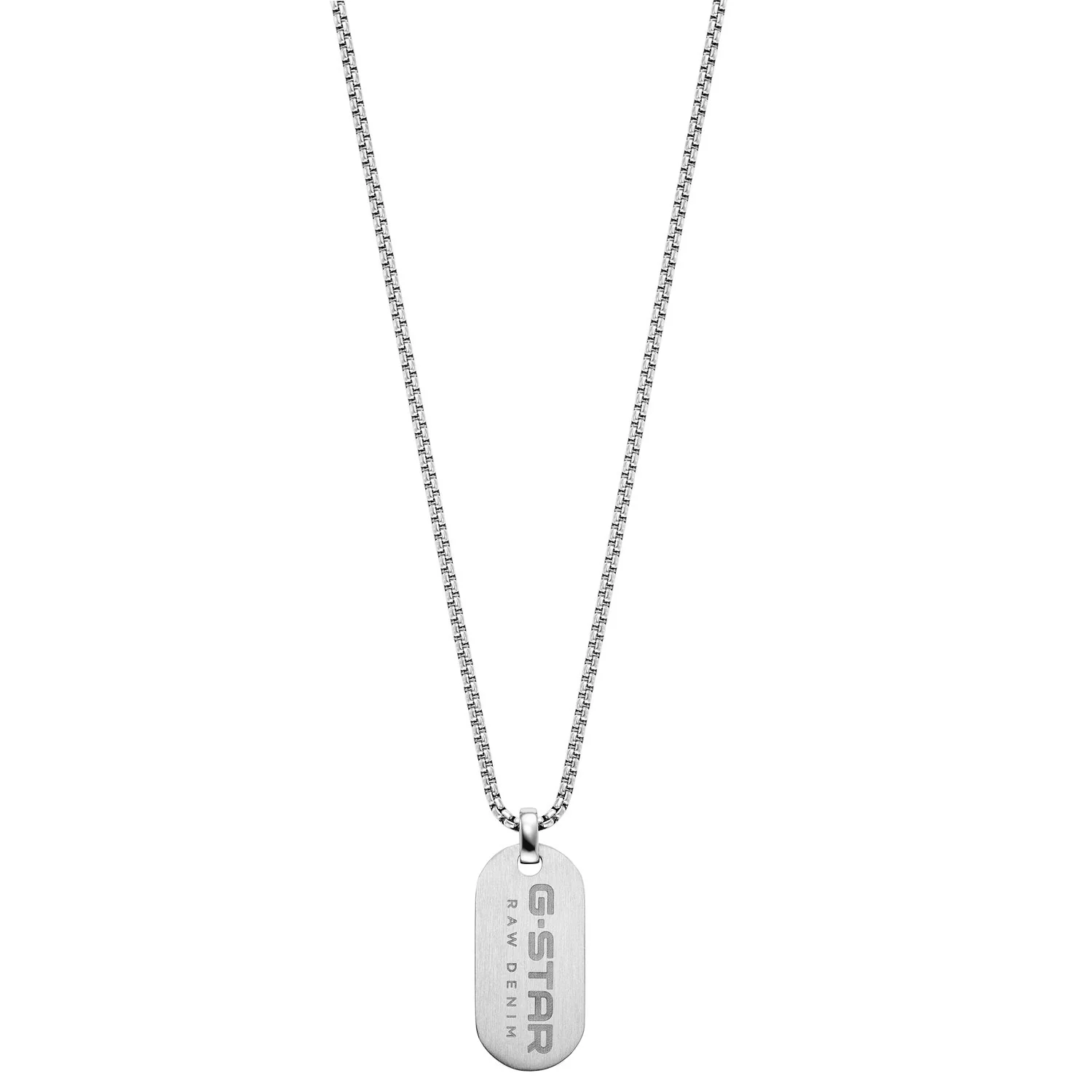 G-STAR ZipPoint Zilveren Schakelketting GSJ.104.01