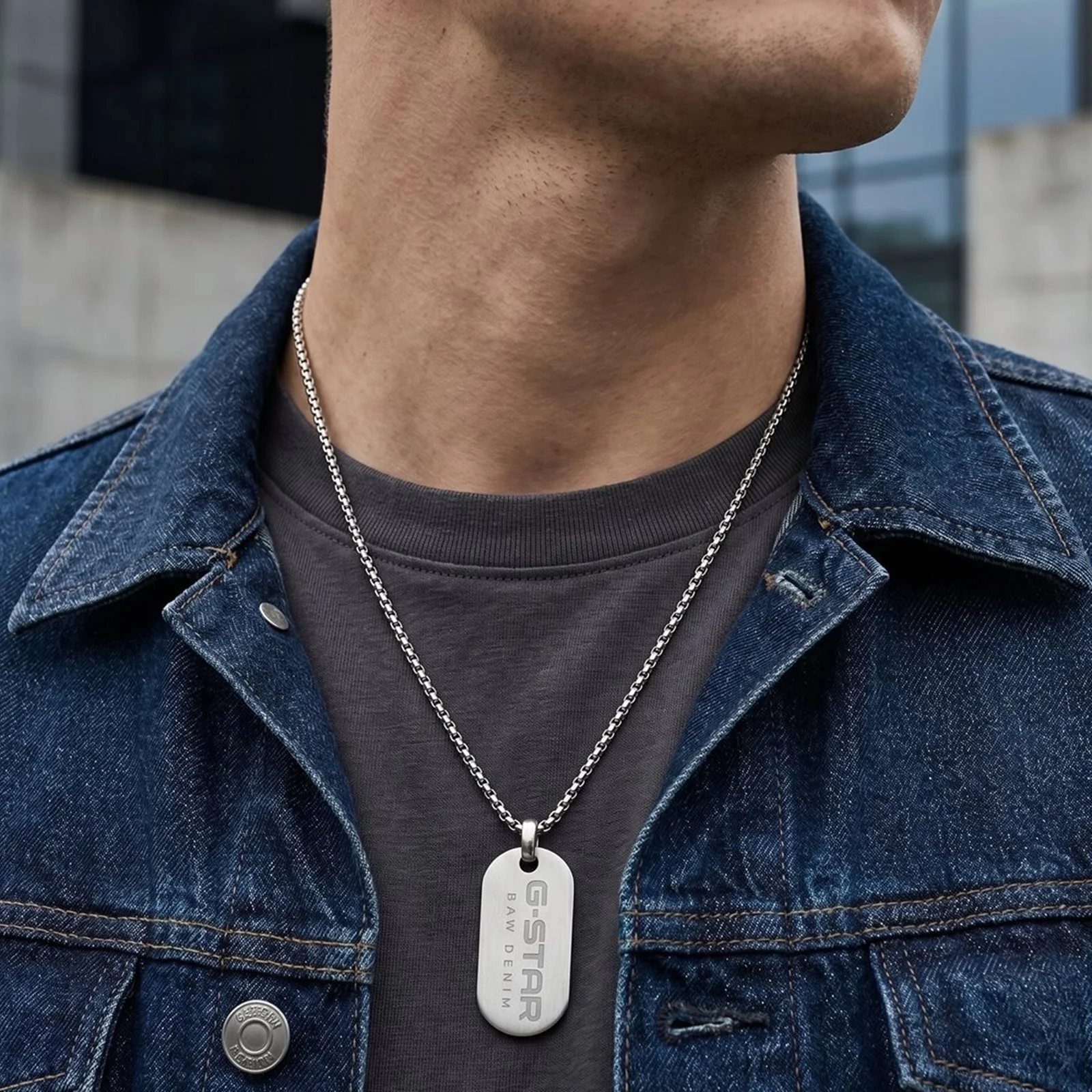 G-STAR ZipPoint Zilveren Schakelketting GSJ.104.01 - Image 2