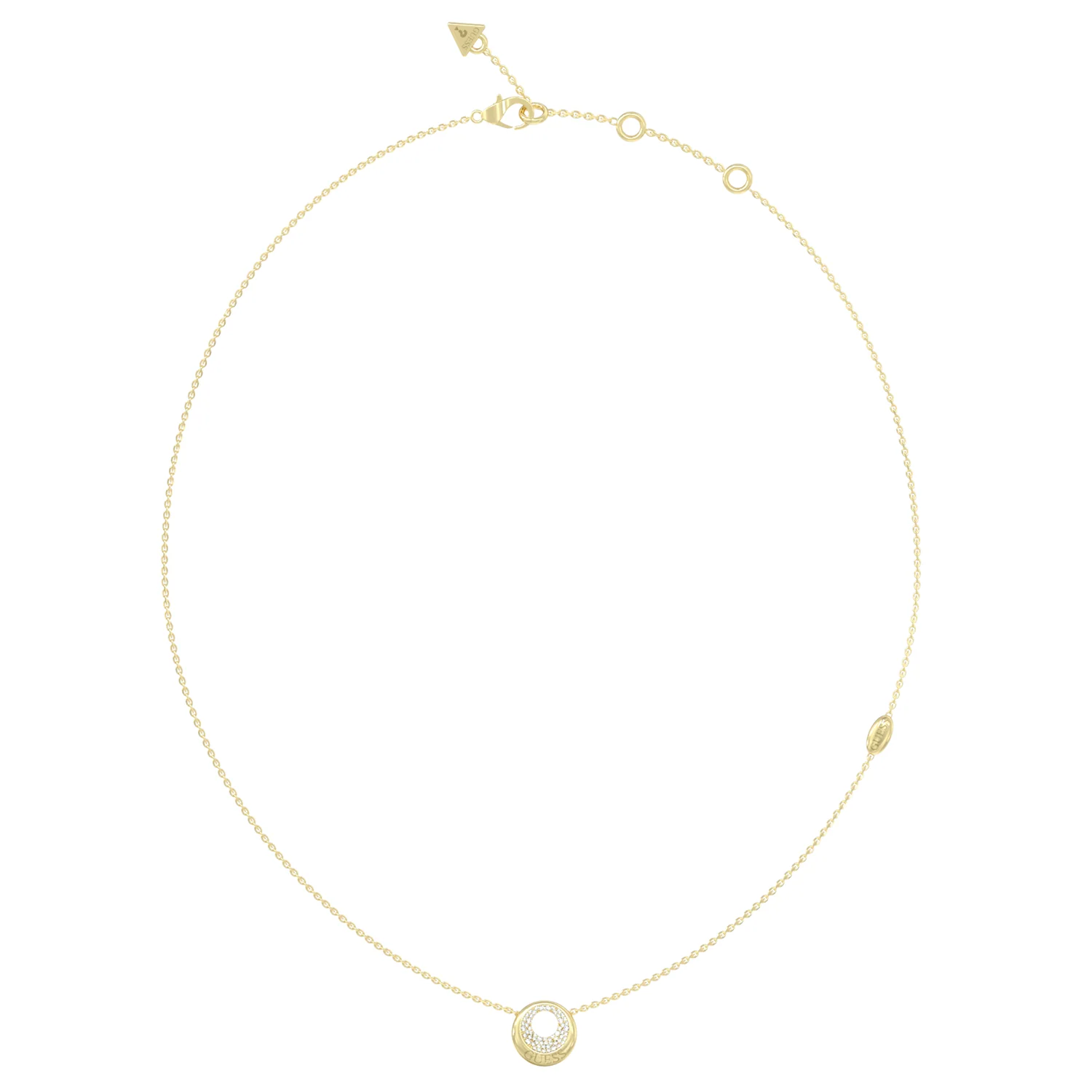Guess Moon Drops Gold-coloured Necklace JUBN06245JWYGT-U