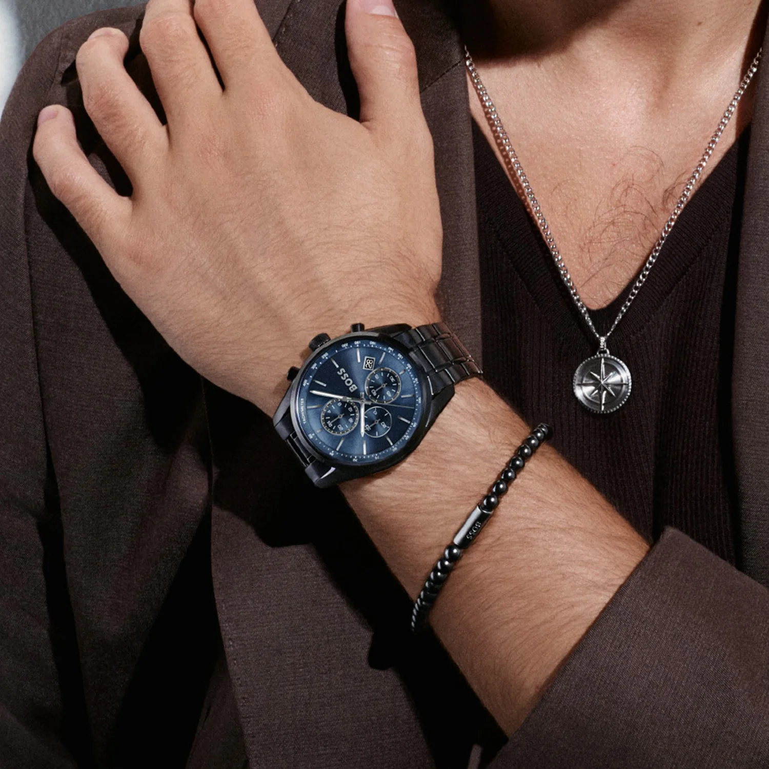 Hugo Boss Chronograaf Horloge 44 mm HB1514314 - Image 2