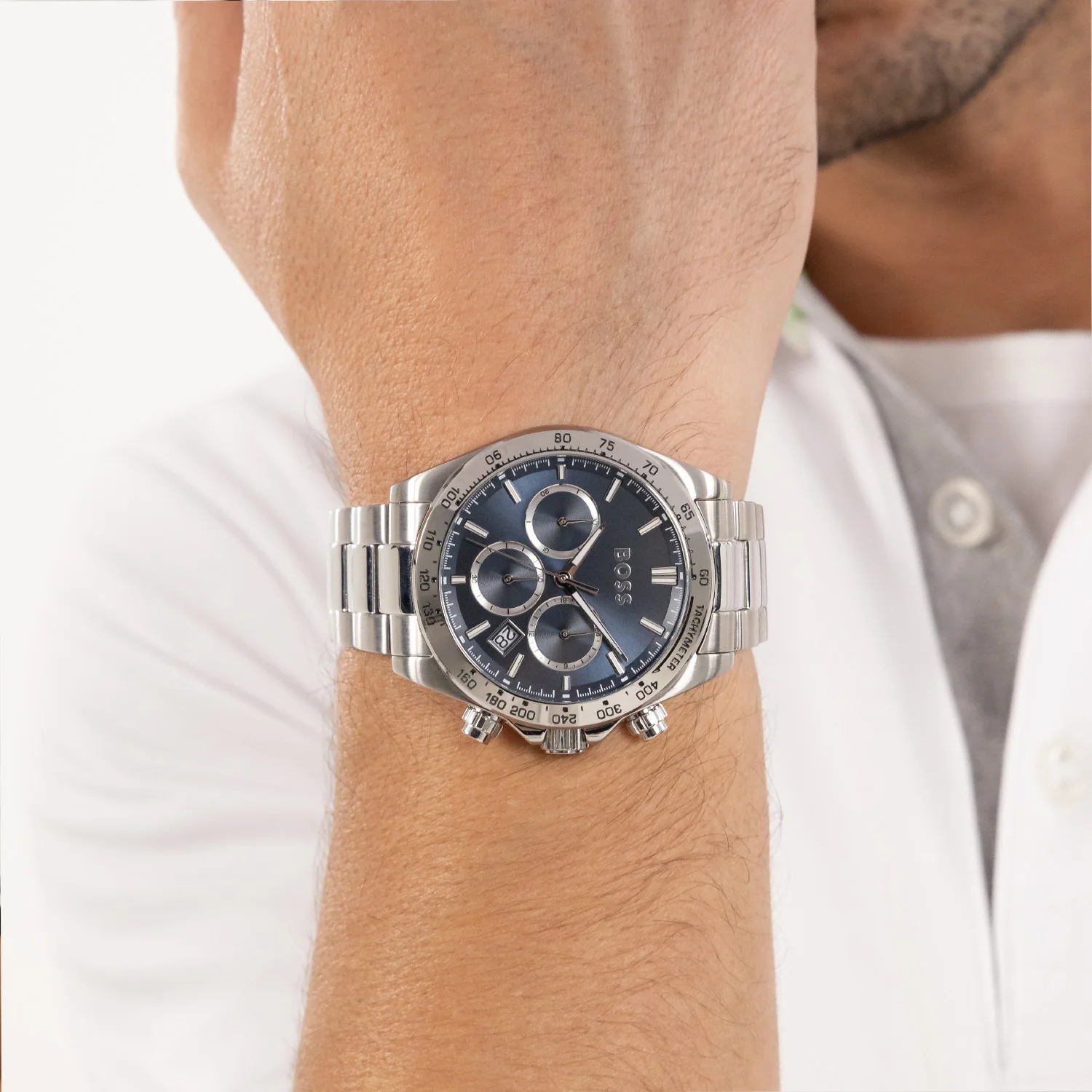 Hugo Boss Chronograaf Horloge 44 mm HB1514315 - Image 2