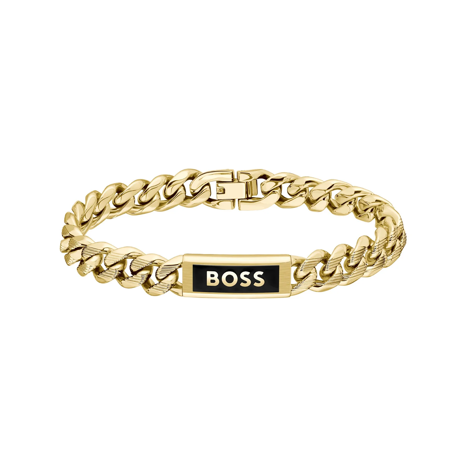 Hugo Boss Kassy Emblem Goudkleurige Armband HBJ1580680M