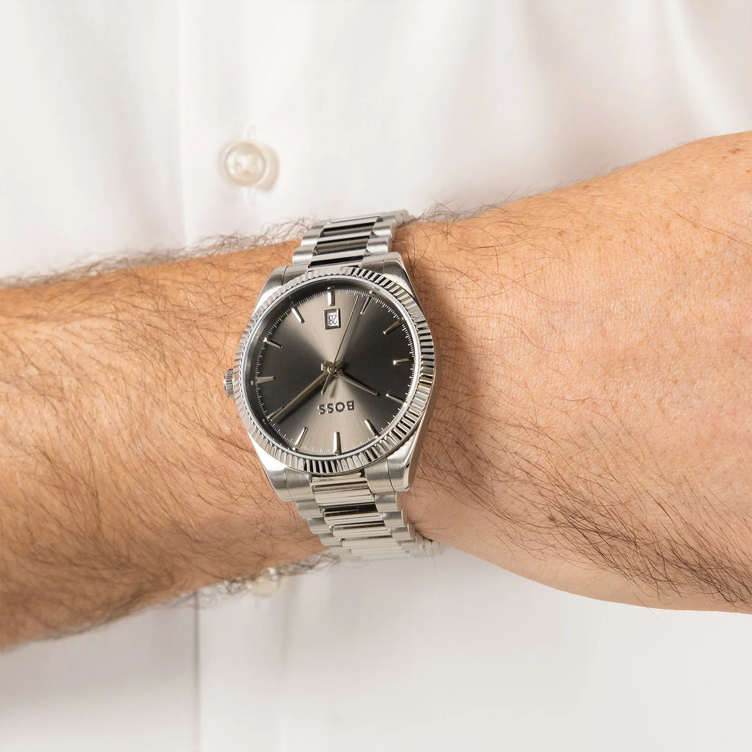 Hugo Boss Quartz Horloge 40 mm HB1514310 - Image 2