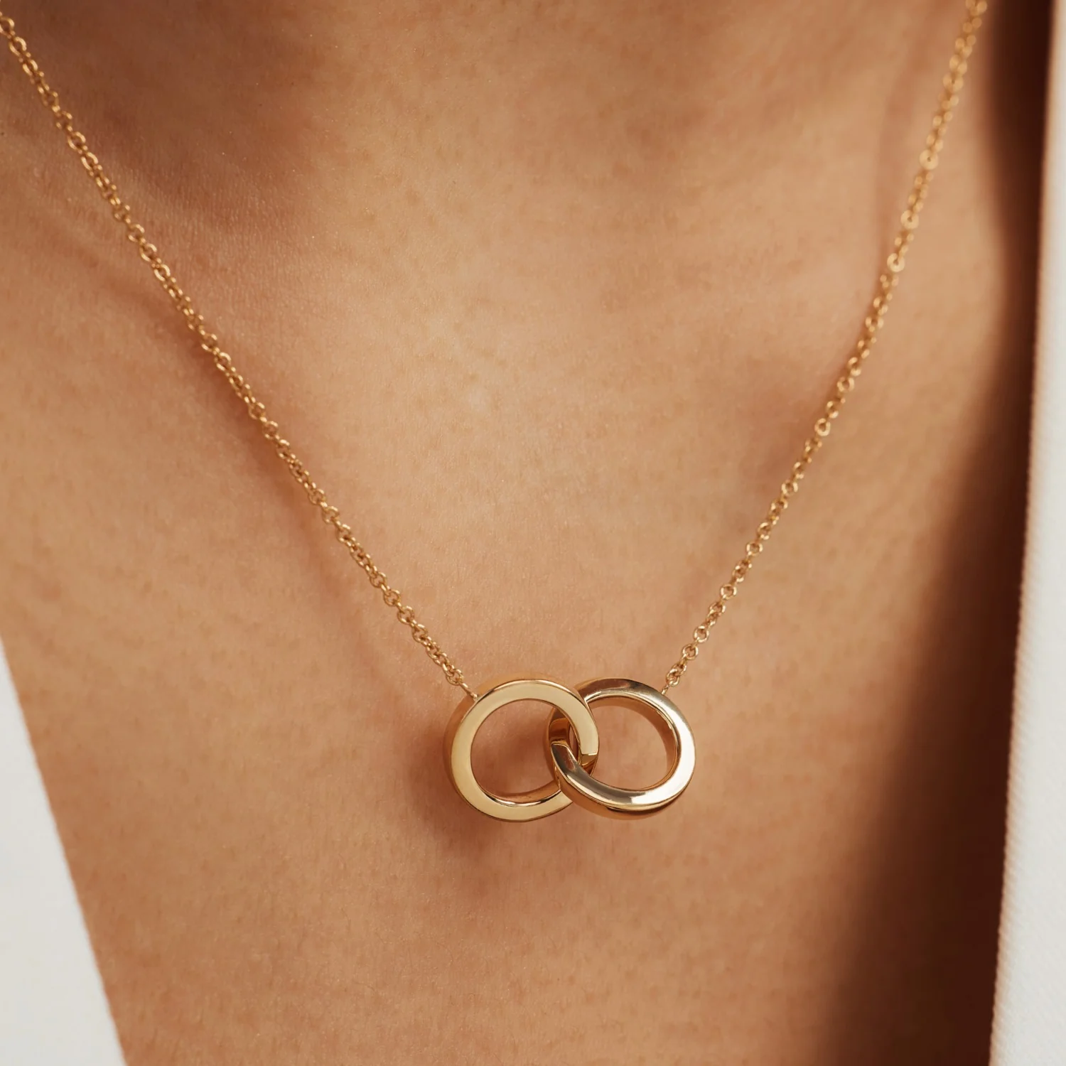 Isabel Bernard 14 Karaat Gouden Le Marais Zoé Ketting IB340131 (Lengte: 40.00-44.00 cm) - Image 2