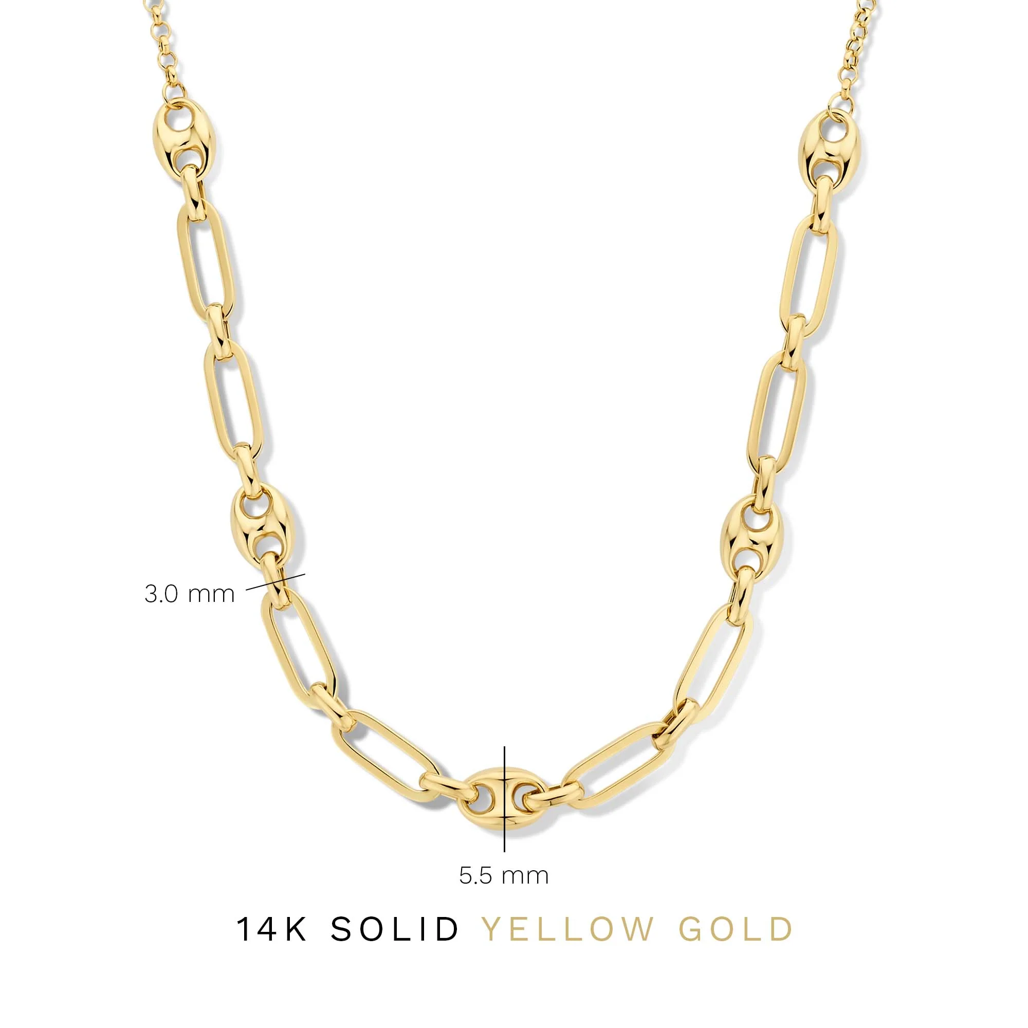 Isabel Bernard Aidee Demie 14 Karaat Gouden Collier IB340117 - Image 8