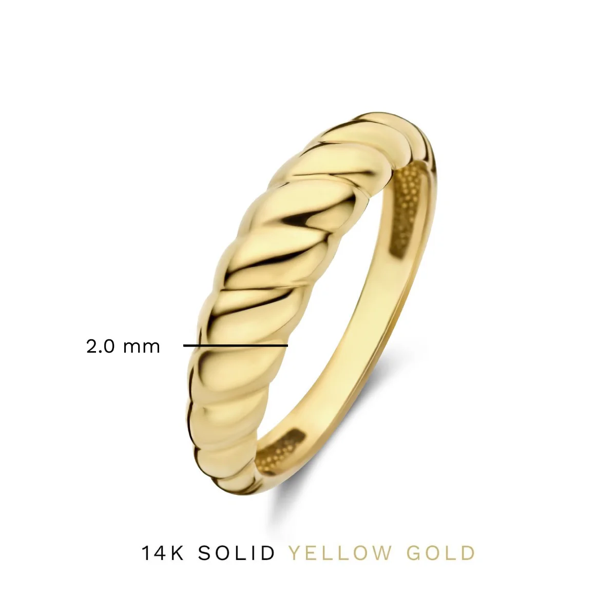 Isabel Bernard Aidee Elodie 14 Karaat Gouden Ring IB330081-50 - Image 6