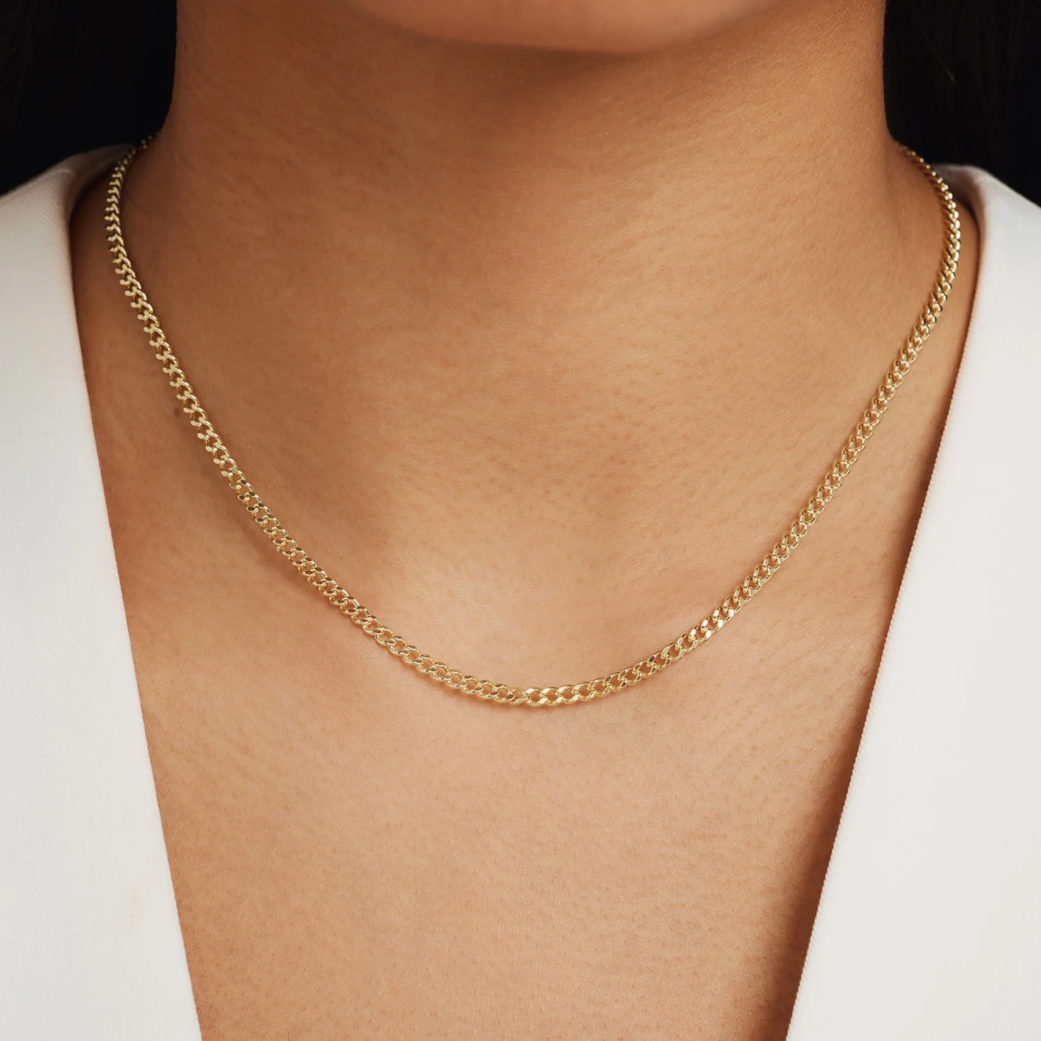 Isabel Bernard Aidee Julee 14 Karaat Gouden Schakelketting IB340111 - Image 2
