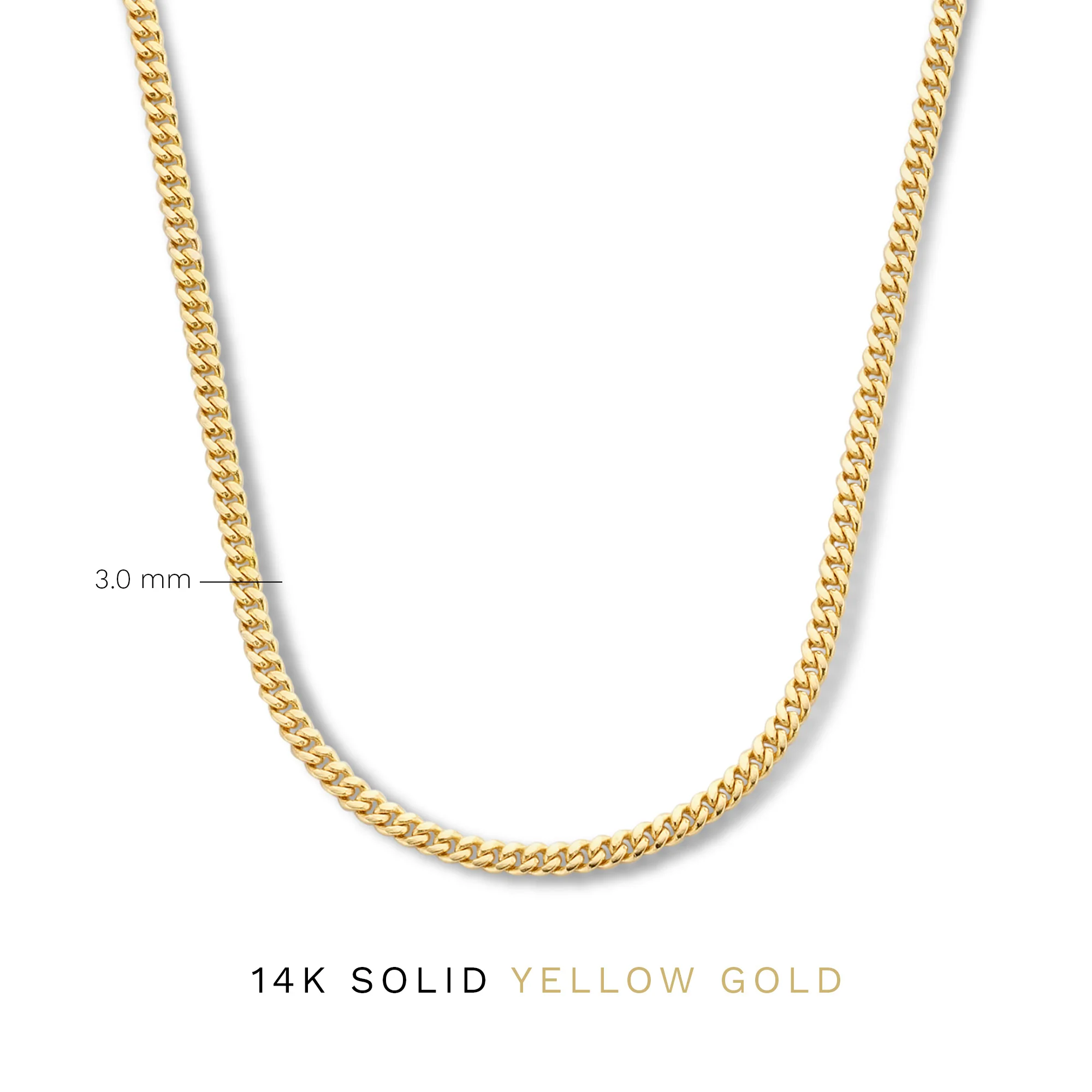 Isabel Bernard Aidee Julee 14 Karaat Gouden Schakelketting IB340111 - Image 8