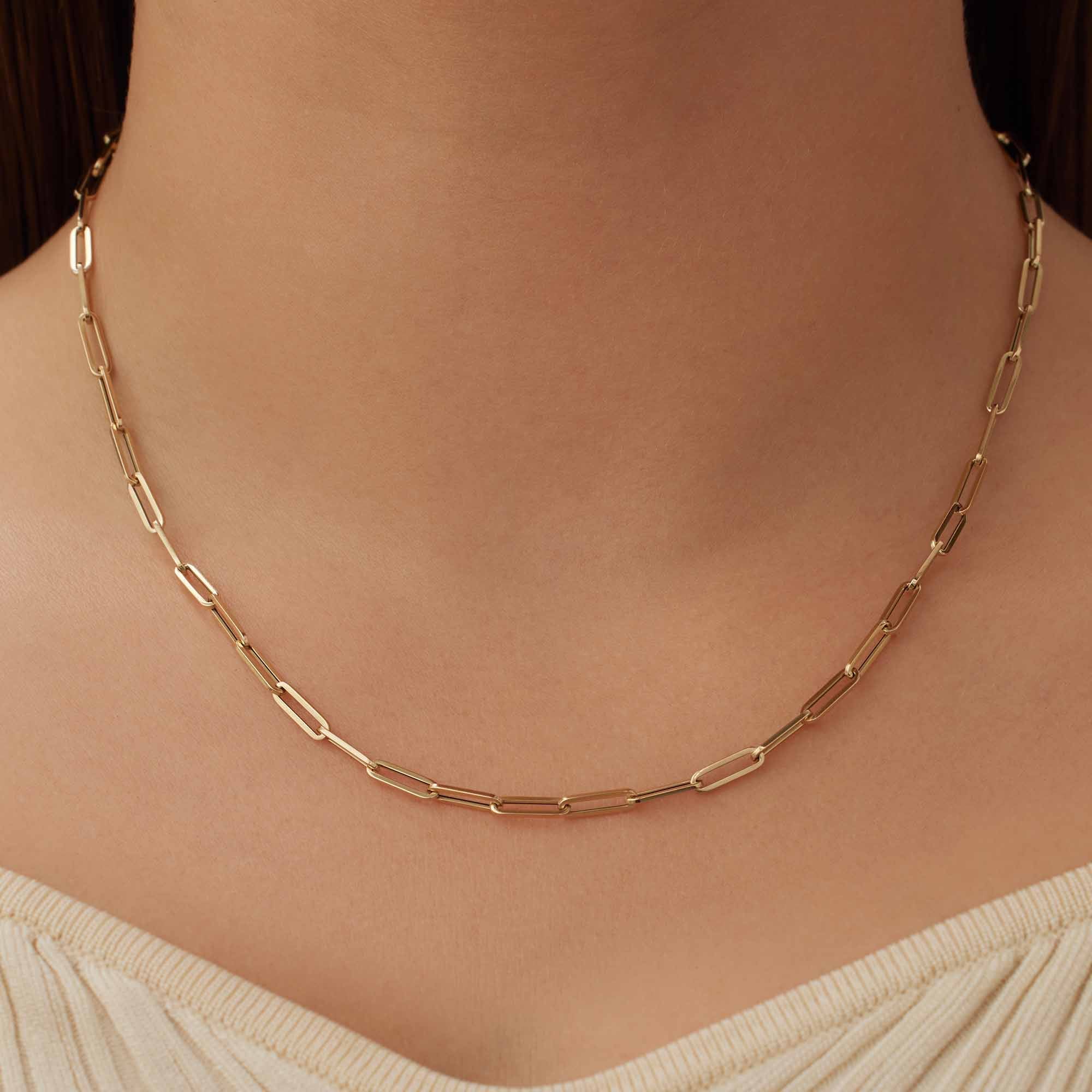 Isabel Bernard Aidee Odile 14 Karaat Gouden Schakelketting IB340160 - Image 3