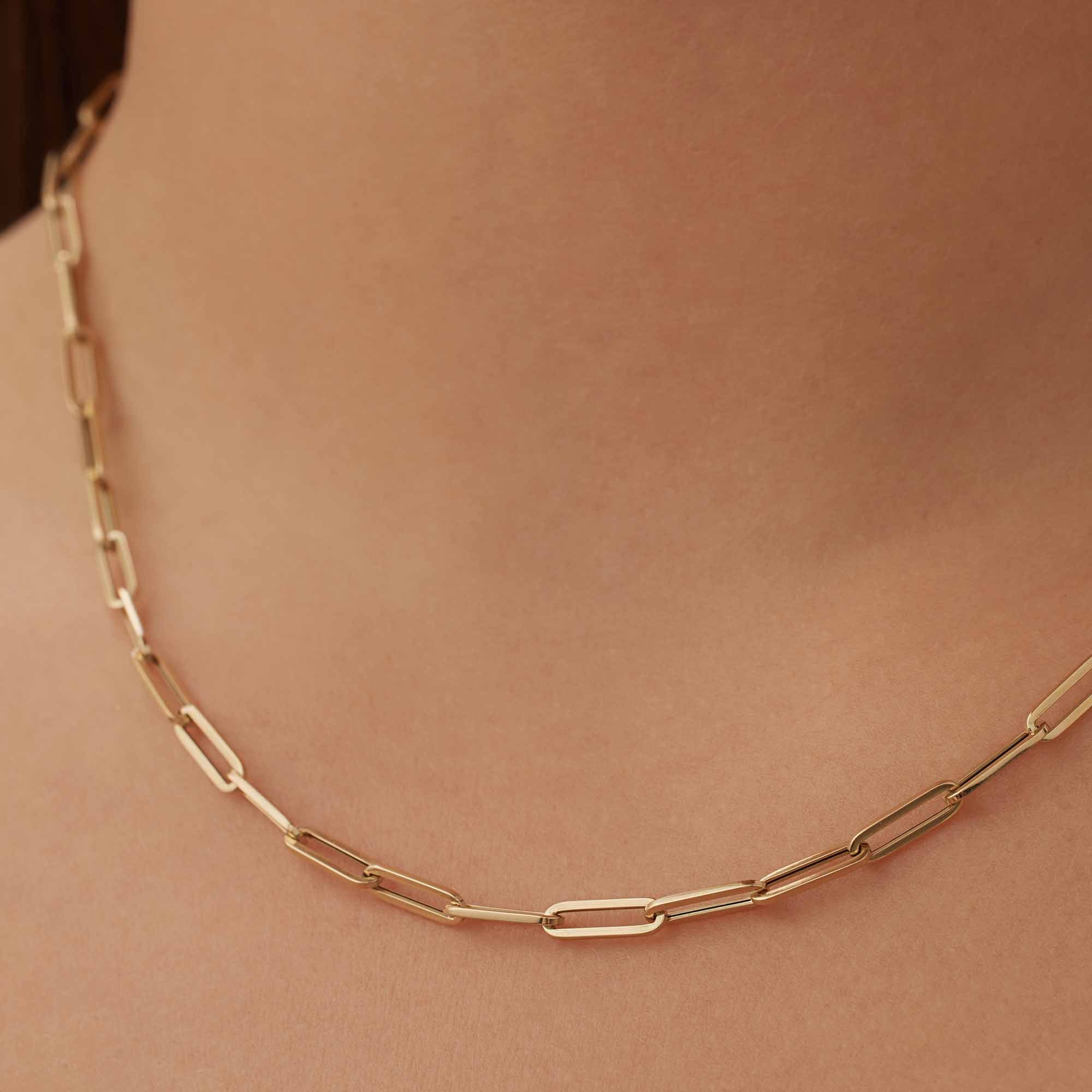 Isabel Bernard Aidee Odile 14 Karaat Gouden Schakelketting IB340160 - Image 4