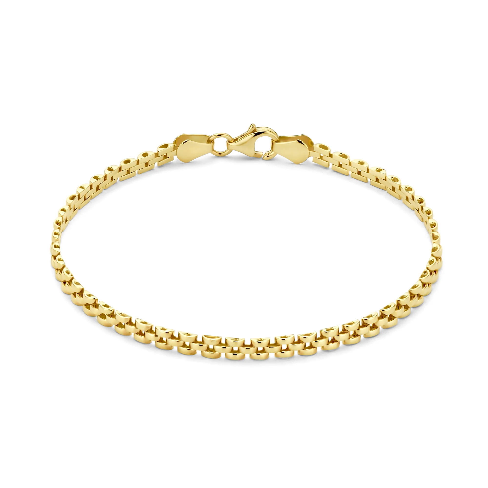 Isabel Bernard Aidee Rosine 14 Karaat Gouden Schakelarmband IB320137