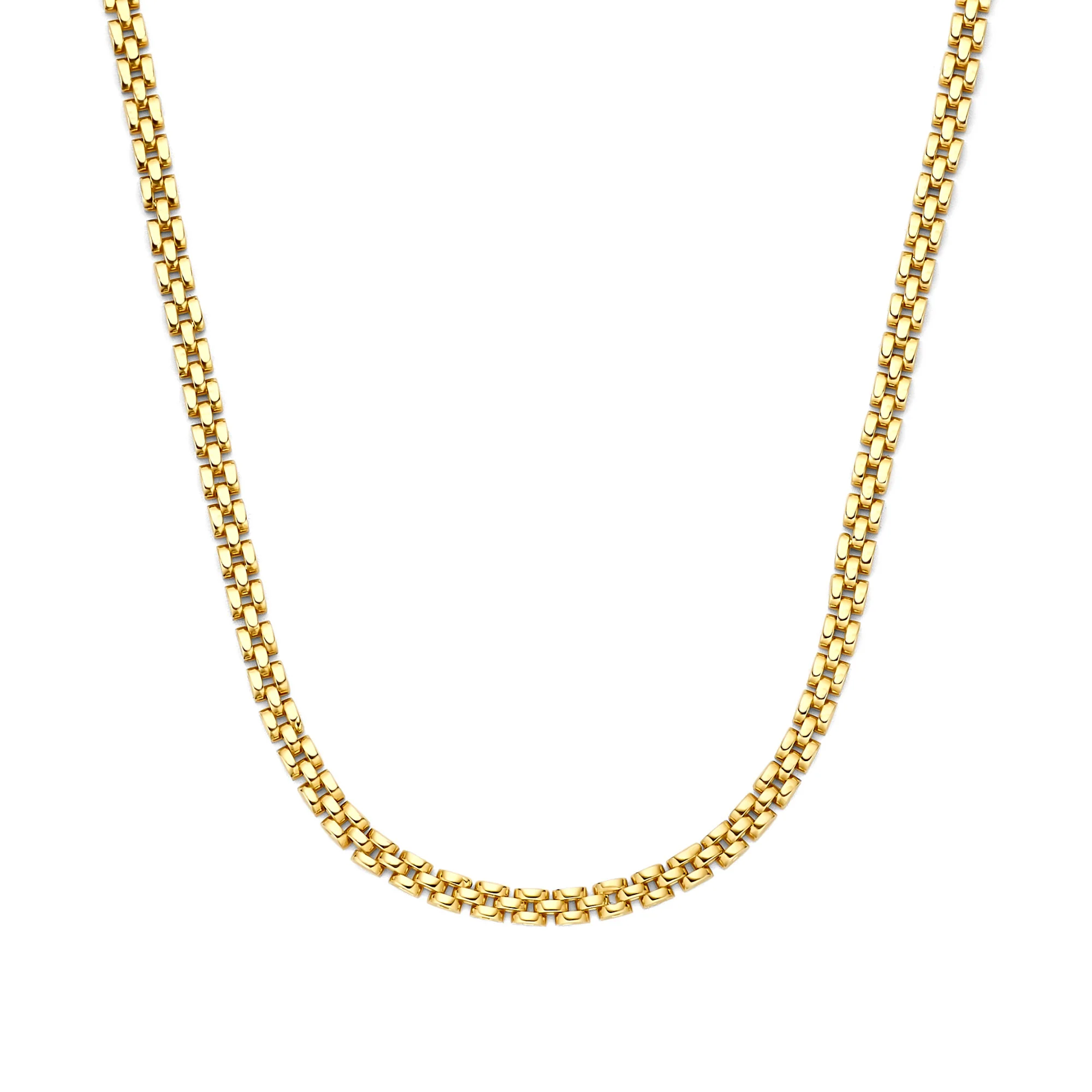 Isabel Bernard Aidee Rosine 14 Karaat Gouden Schakelketting IB340164