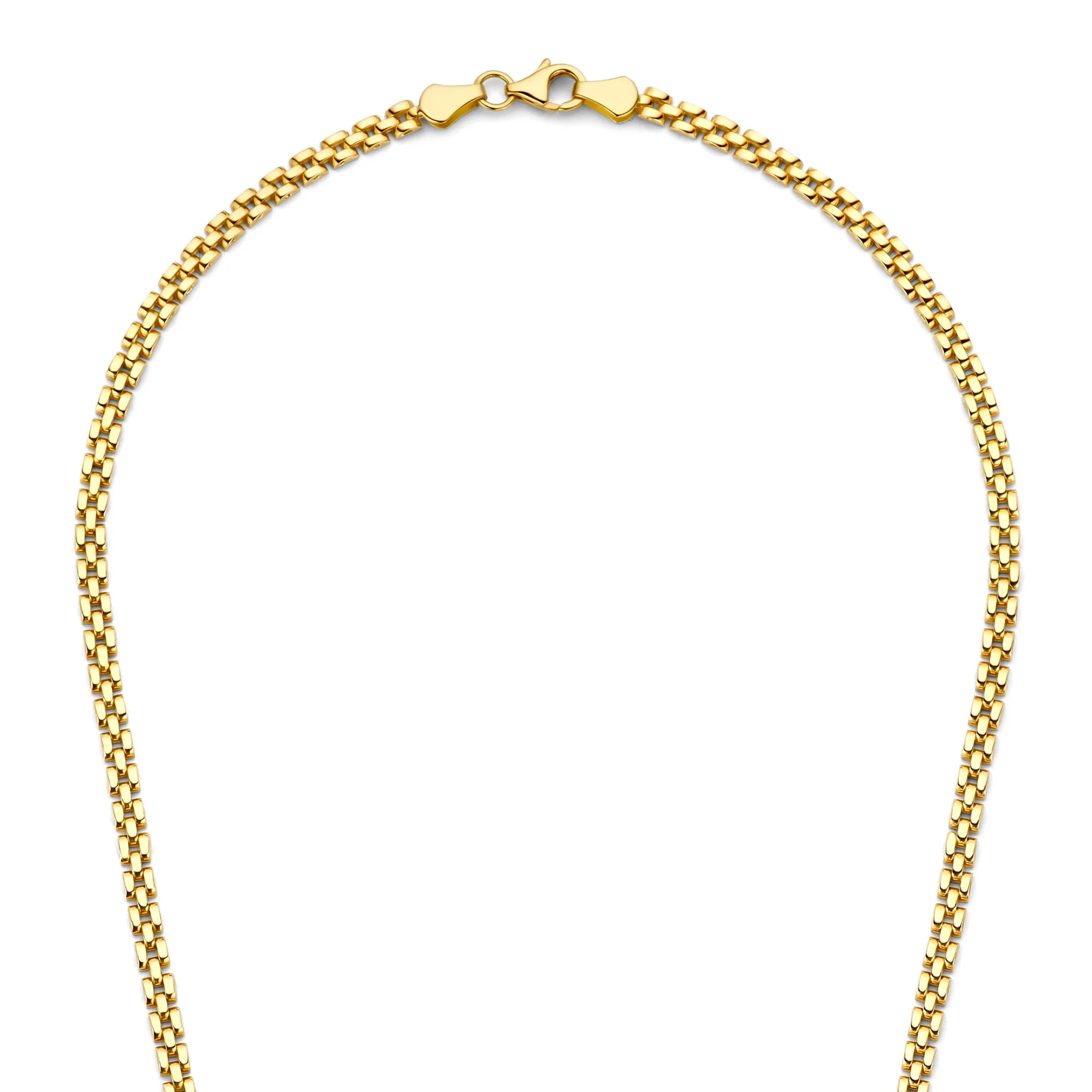 Isabel Bernard Aidee Rosine 14 Karaat Gouden Schakelketting IB340164 - Image 7