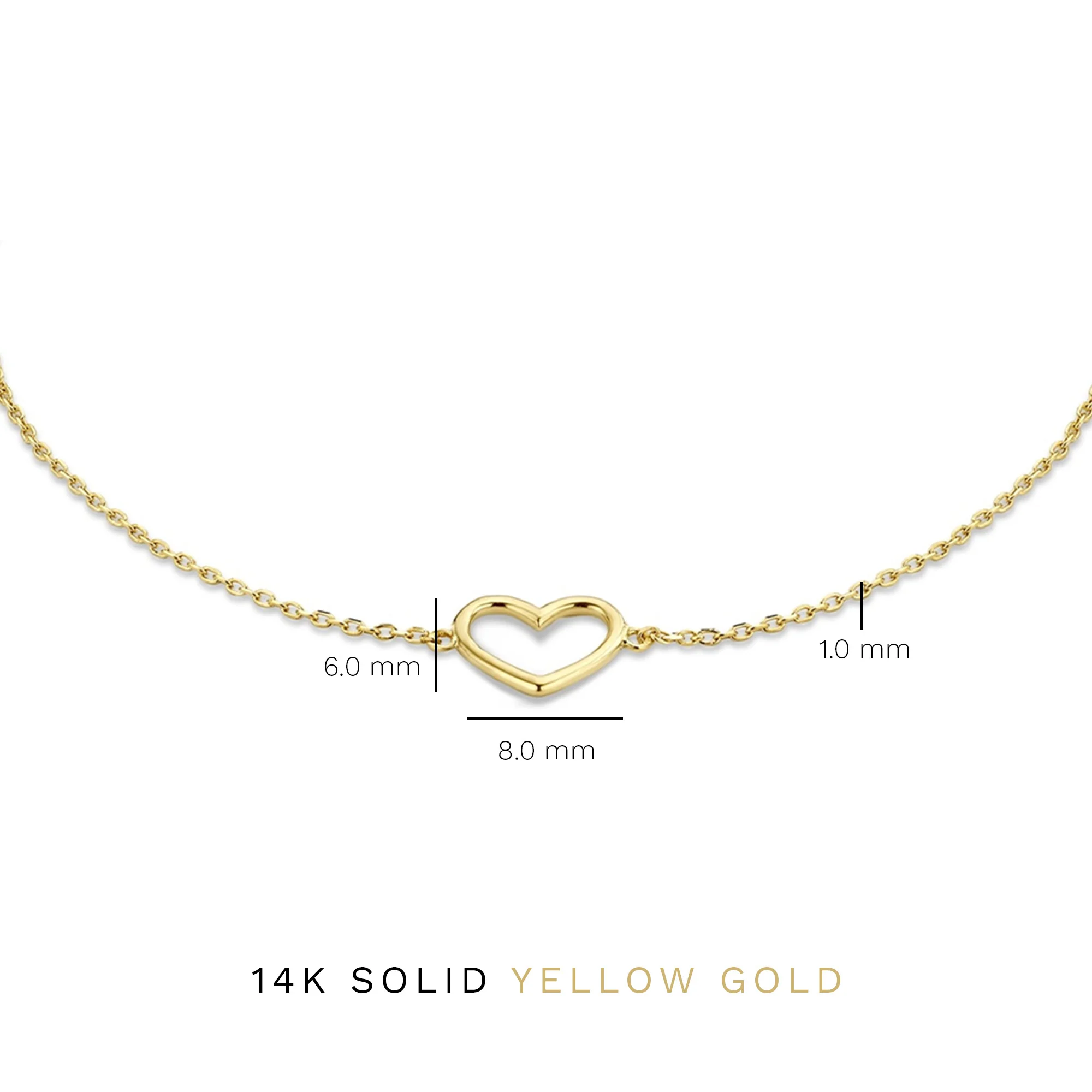 Isabel Bernard Belleville Amore 14 Karaat Gouden Armband IB4020134 (Lengte: 16.00-18.00 cm) - Image 7