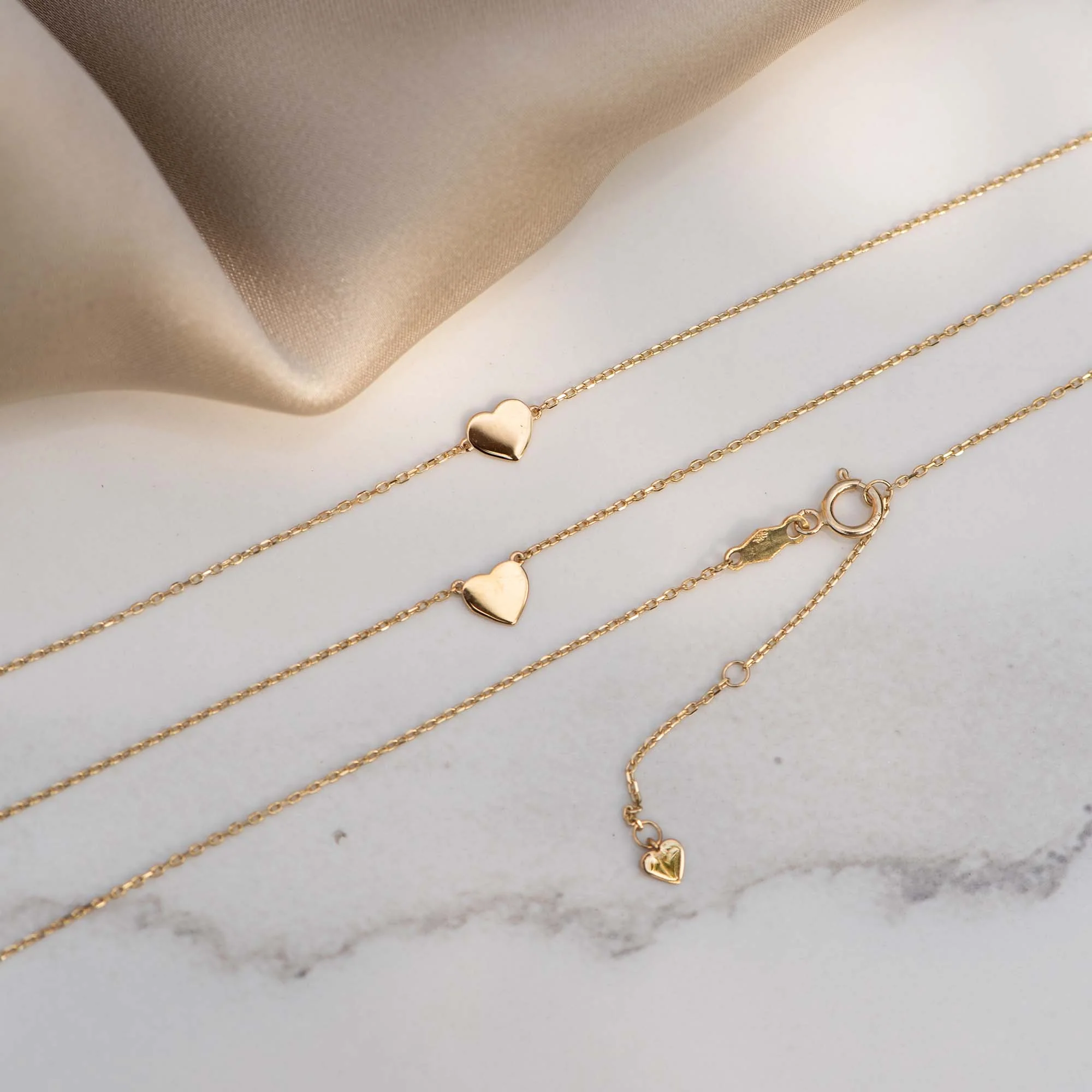 Isabel Bernard Belleville Amore 14 karaat gouden collier IB340089 - Image 5