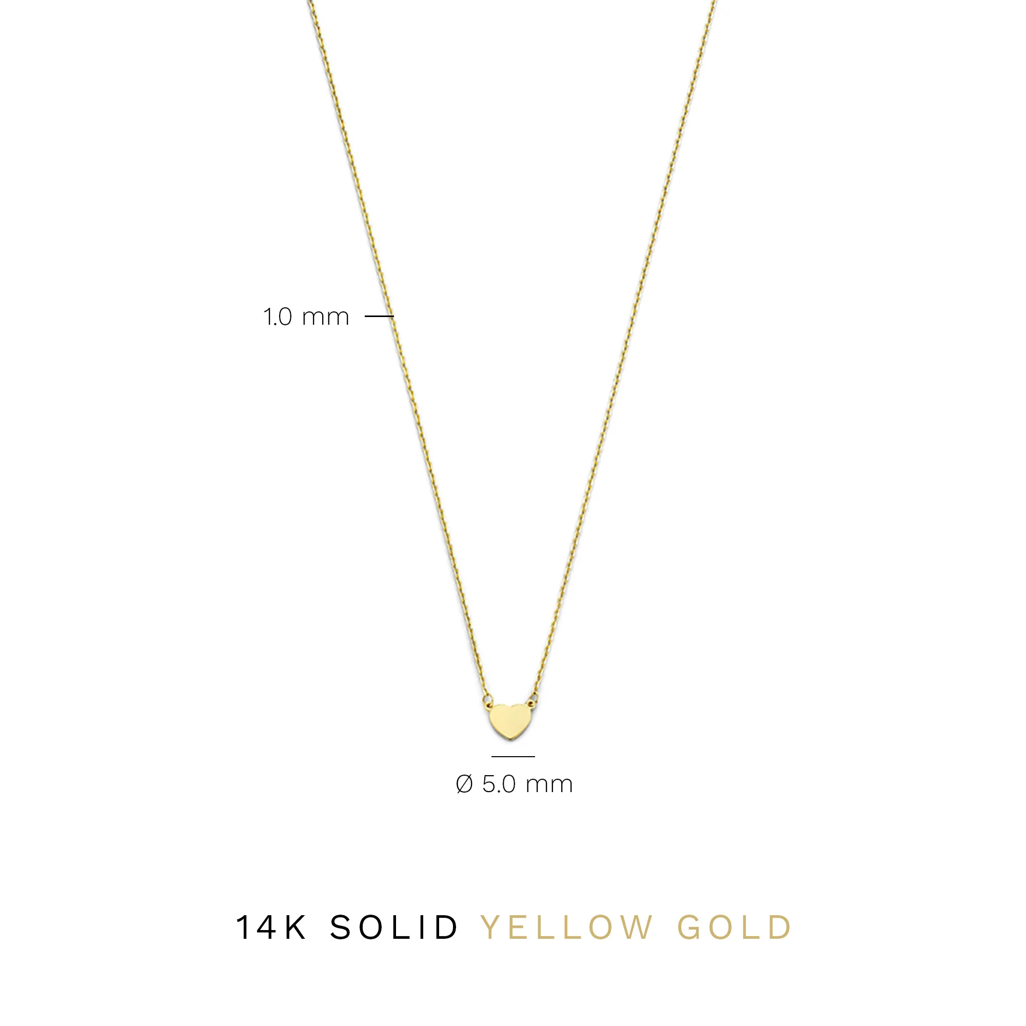 Isabel Bernard Belleville Amore 14 karaat gouden collier IB340089 - Image 9