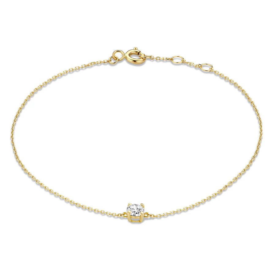 Isabel Bernard Cadeau D'Isabel 14 Karaat Gouden Collier en Armband Giftset IB90029 - Image 9