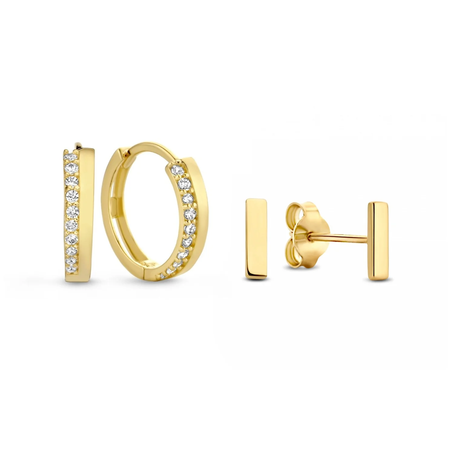 Isabel Bernard Cadeau d'Isabel 14 Karaat Gouden Oorbellen Set IB90096