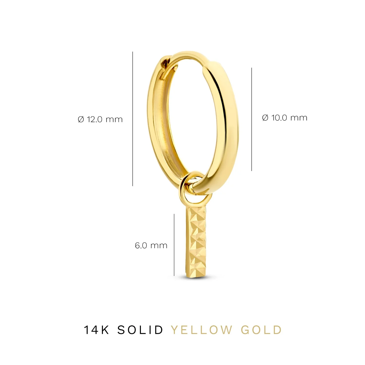 Isabel Bernard Cadeau d´Isabel 14 Karaat Gouden Oorbellen Set IB90133 - Image 7