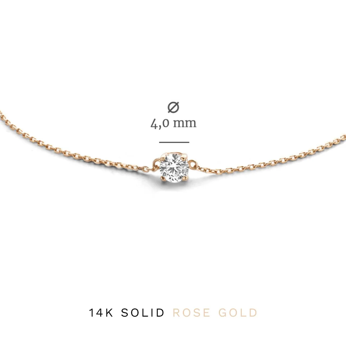 Isabel Bernard Cadeau d'Isabel 14 karaat rosé gouden collier en armband giftset IB90031 - Image 10