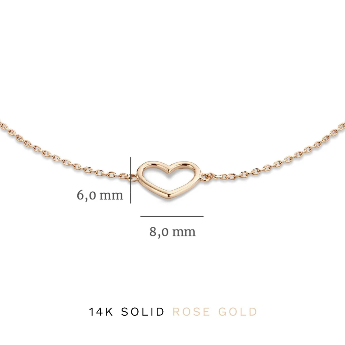 Isabel Bernard Cadeau d'Isabel 14 karaat rosé gouden collier en armband giftset IB90060 - Image 9