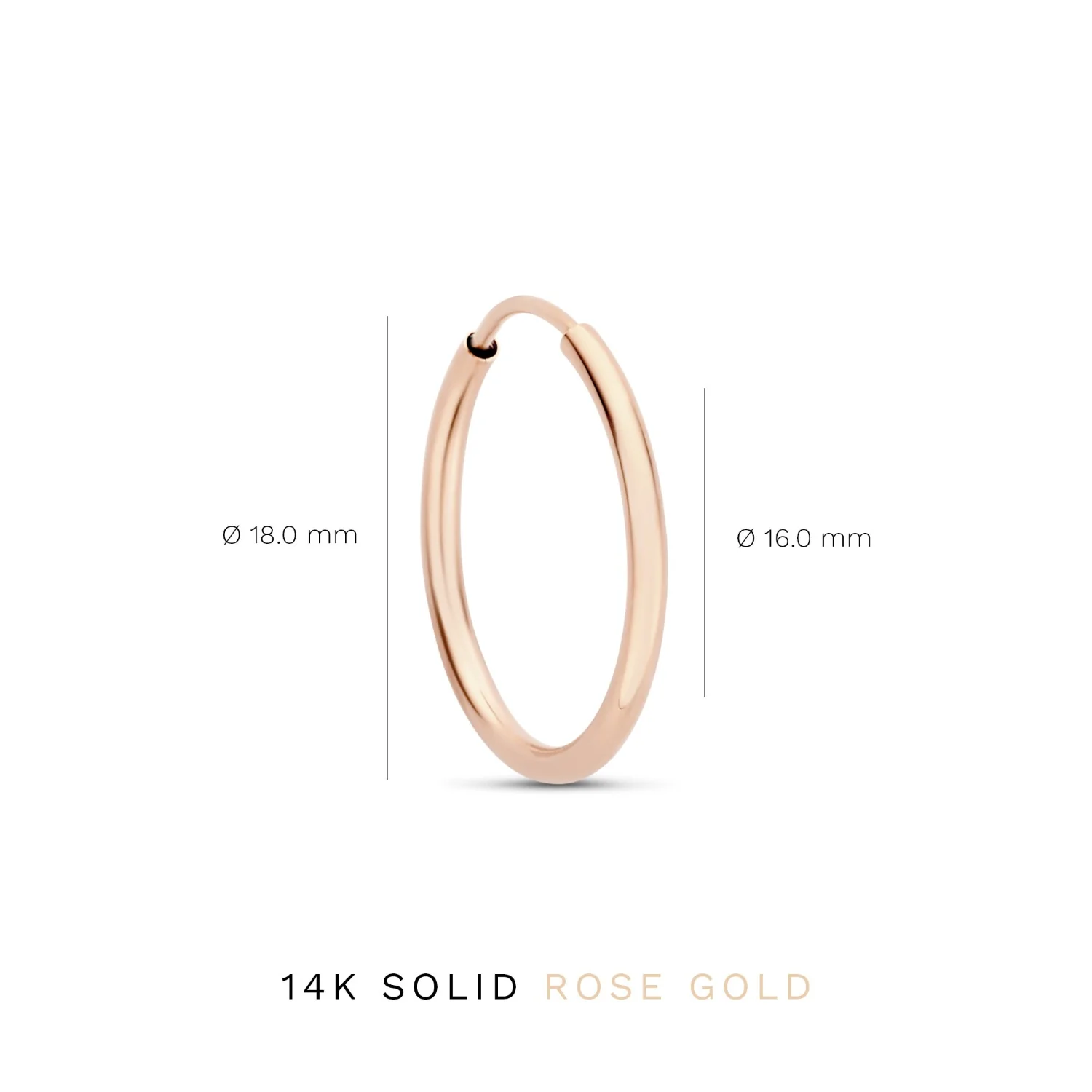 Isabel Bernard Cadeau d'Isabel 14 Karaat Rosé Gouden Oorbellen Set IB90077 - Image 8