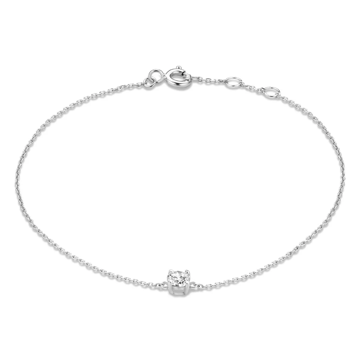 Isabel Bernard Cadeau d'Isabel 14 karaat witgouden collier en armband giftset IB90030 - Image 8