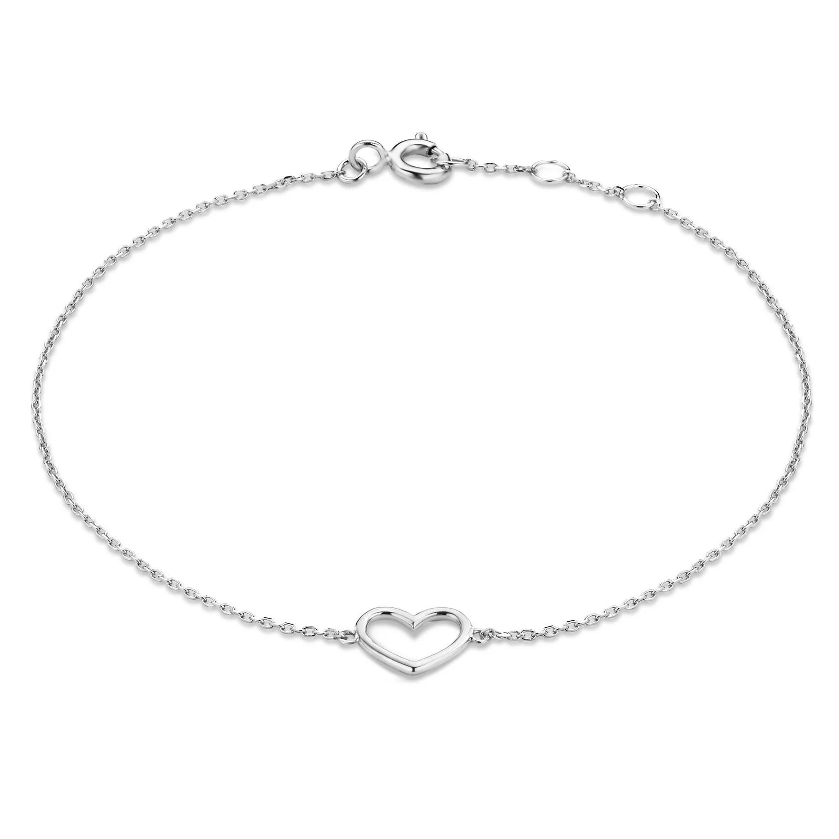 Isabel Bernard Cadeau d'Isabel 14 karaat witgouden collier en armband giftset IB90059 - Image 7