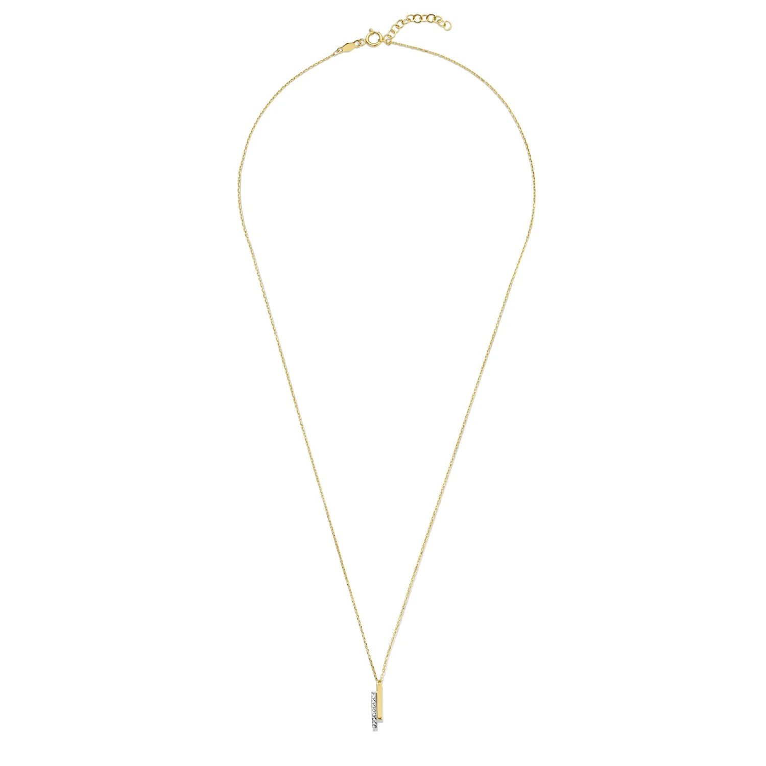 Isabel Bernard Cadeau d'Isabel 14 karaat gouden ketting en armband giftset met staafjes IB90189 - Image 6
