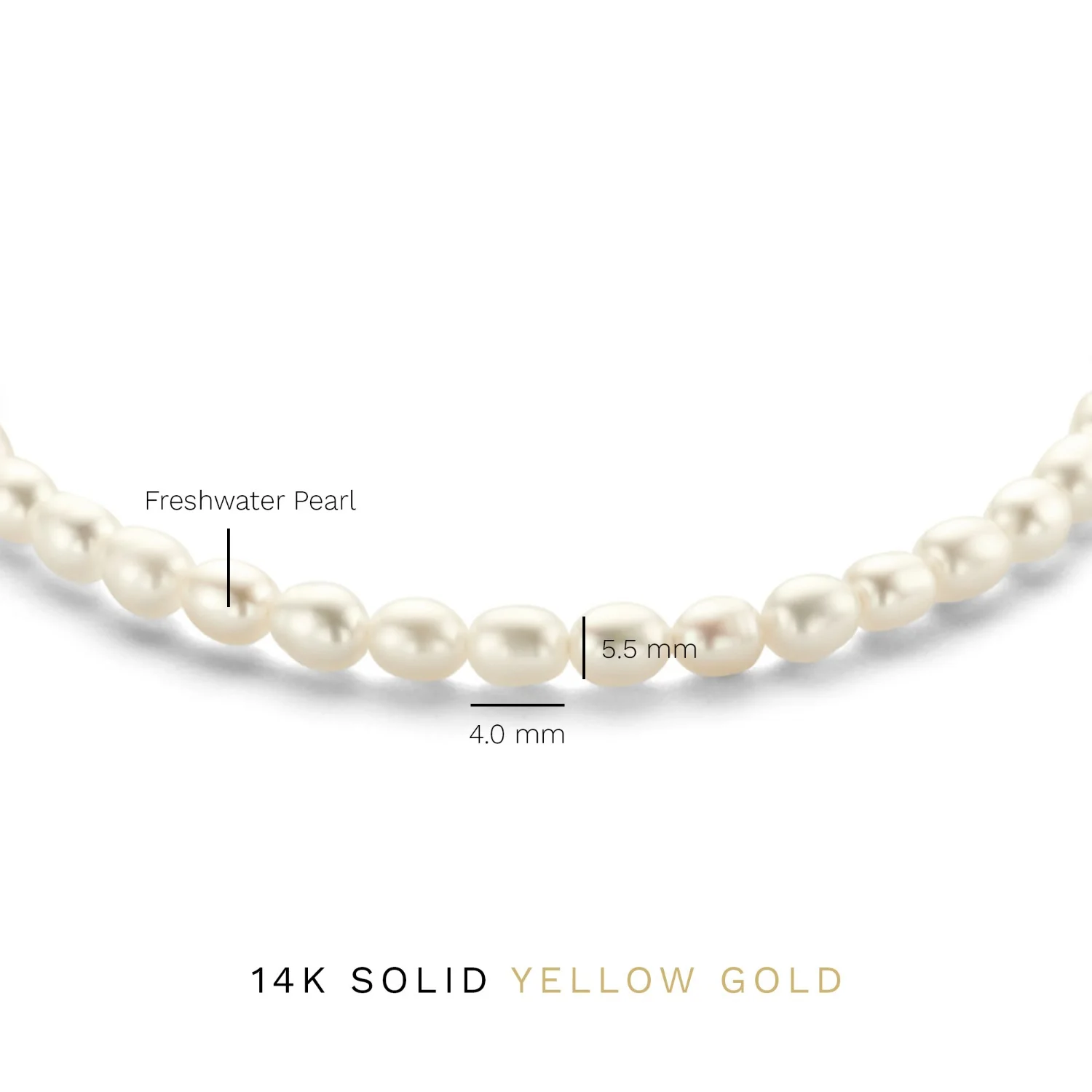 Isabel Bernard Cadeau d'Isabel 14 karaat gouden ketting en armband giftset met zoetwaterparels IB90174 - Image 9