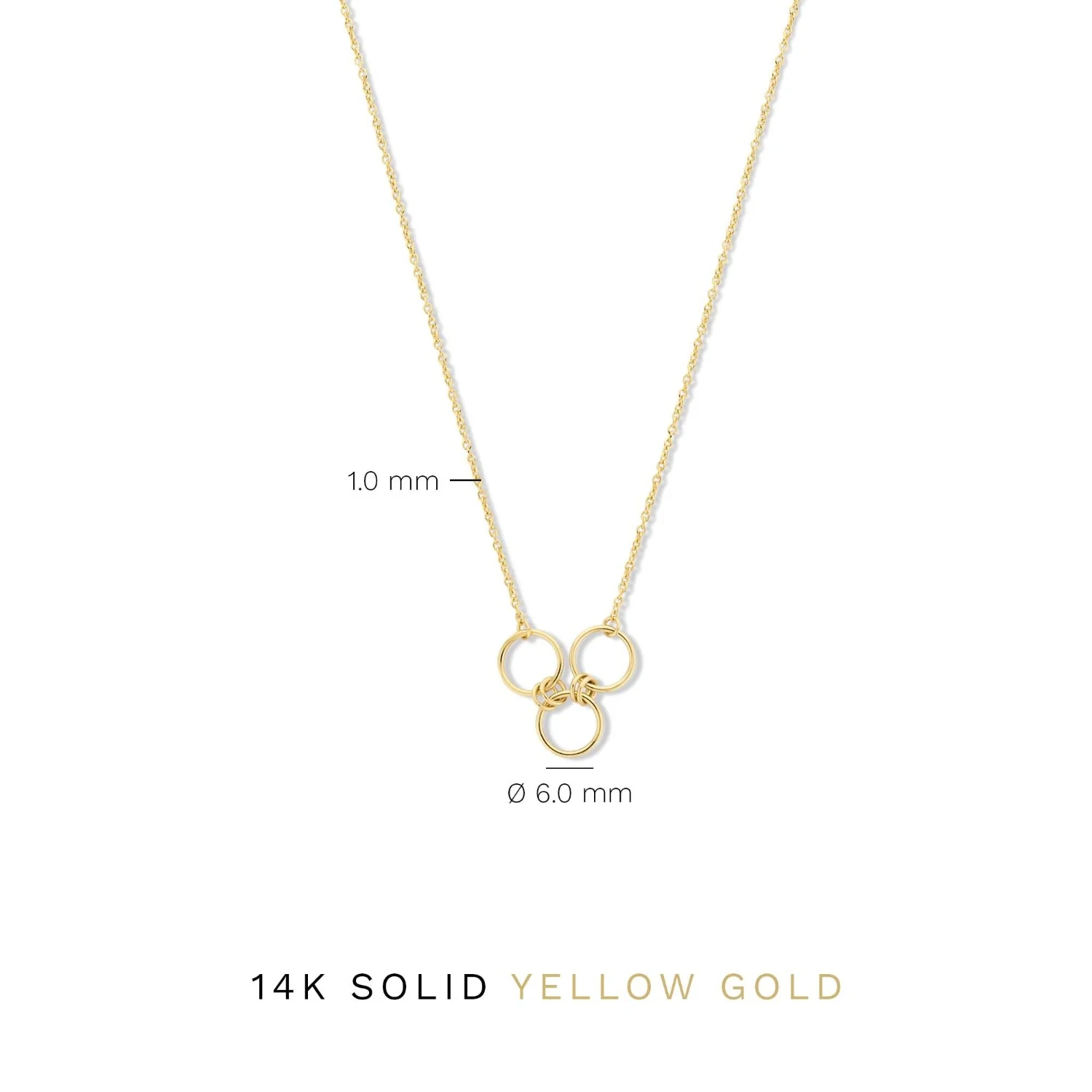 Isabel Bernard Cadeau d'Isabel 14 karaat gouden ketting en oorbellen giftset met ringen IB90180 - Image 9