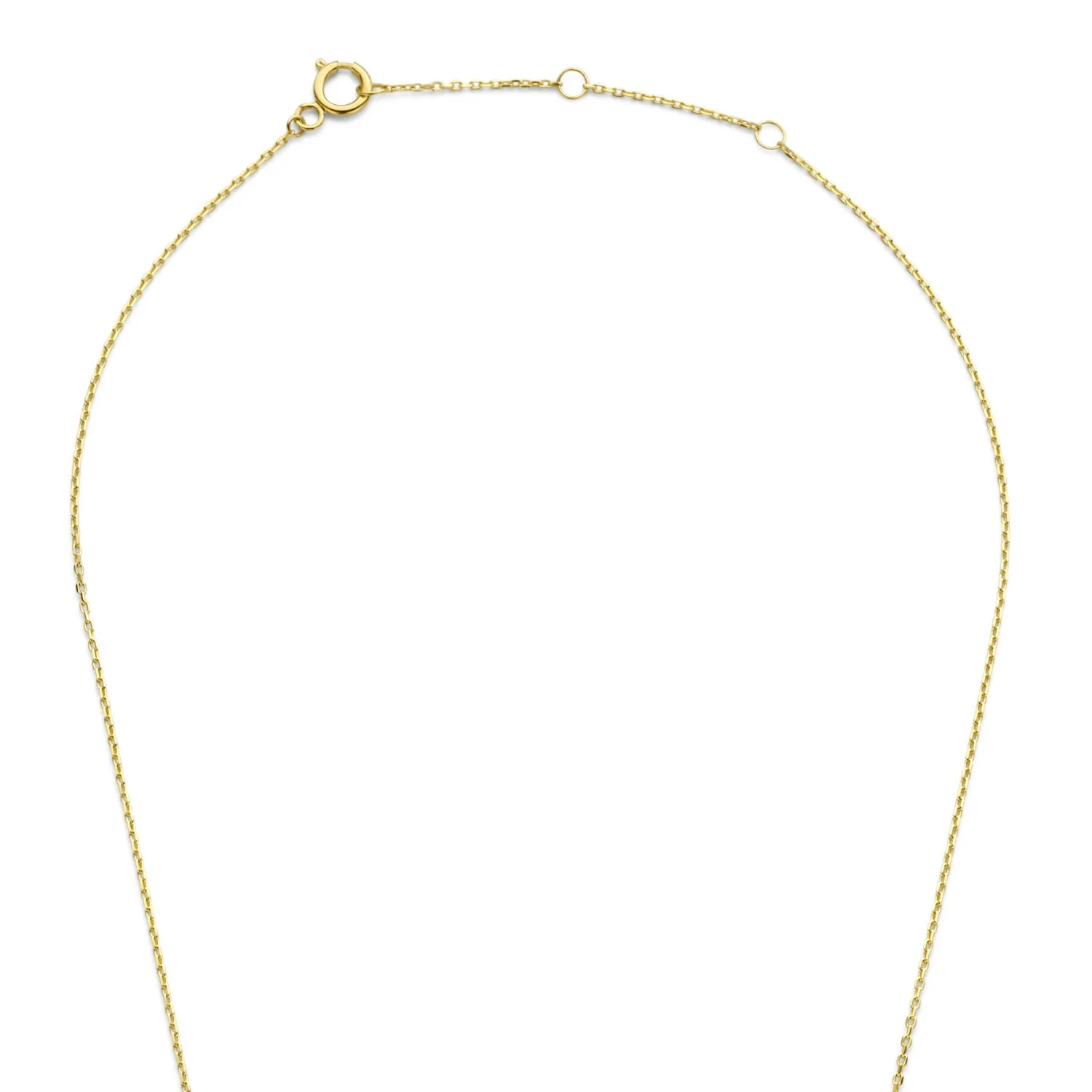 Isabel Bernard Cadeau d'Isabel 14 karaat gouden ketting en oorknopjes giftset met veertjes IB90186 - Image 6
