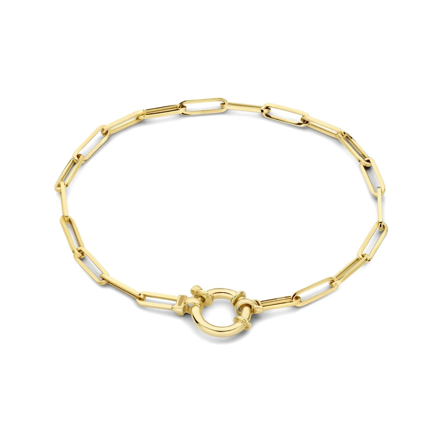 Isabel Bernard Cadeau d'Isabel 14 karaat gouden schakelketting en schakelarmband giftset IB90184 - Image 7