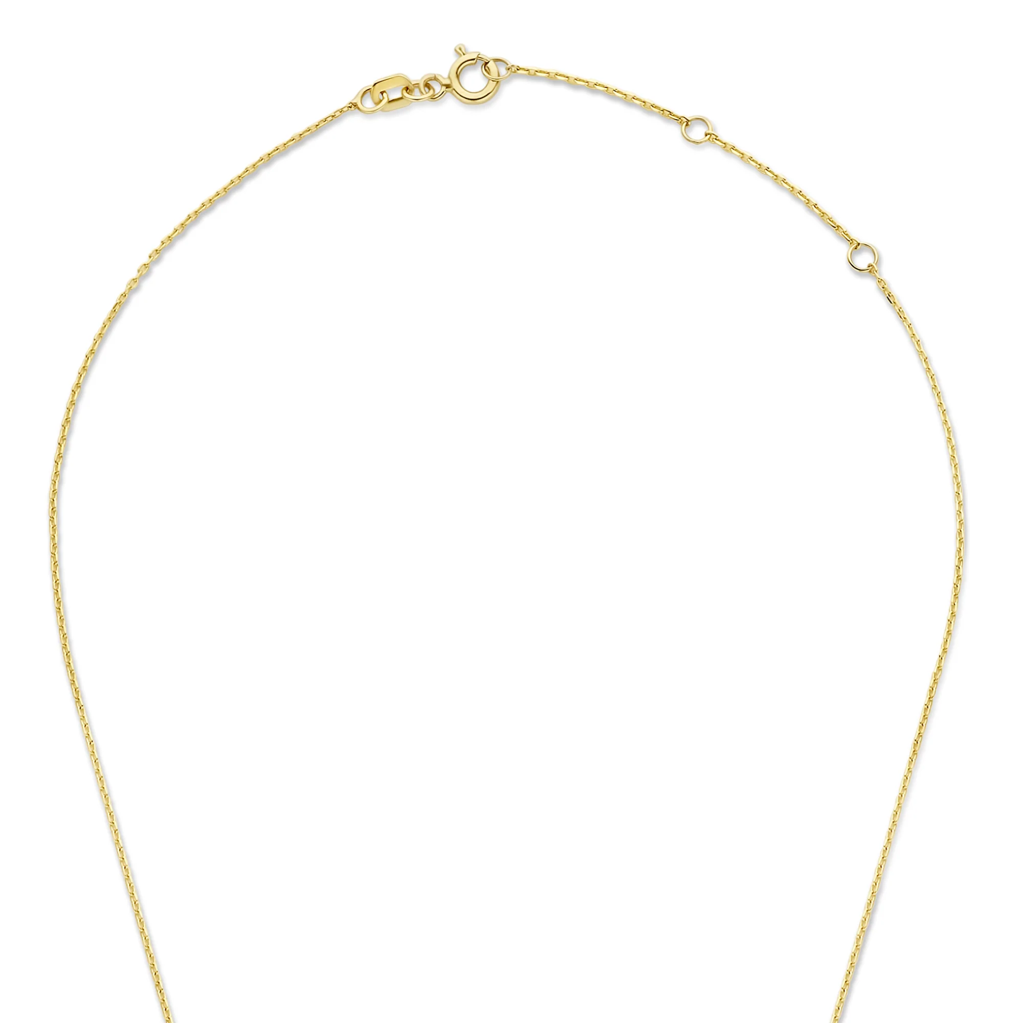 Isabel Bernard De La Paix Inaya 14 Karaat Gouden Collier | Diamant 0.01 ct | IBD350021 - Image 8
