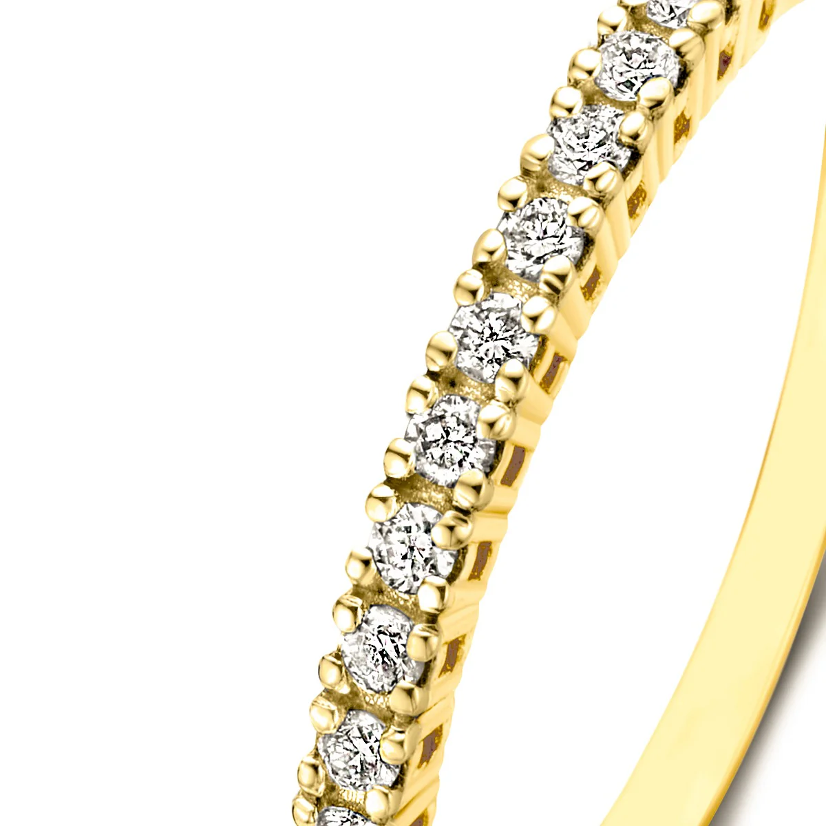 Isabel Bernard De la Paix Madeline 14 karaat gouden ring met diamant 0.18 ct IBD330023-54 - Image 7