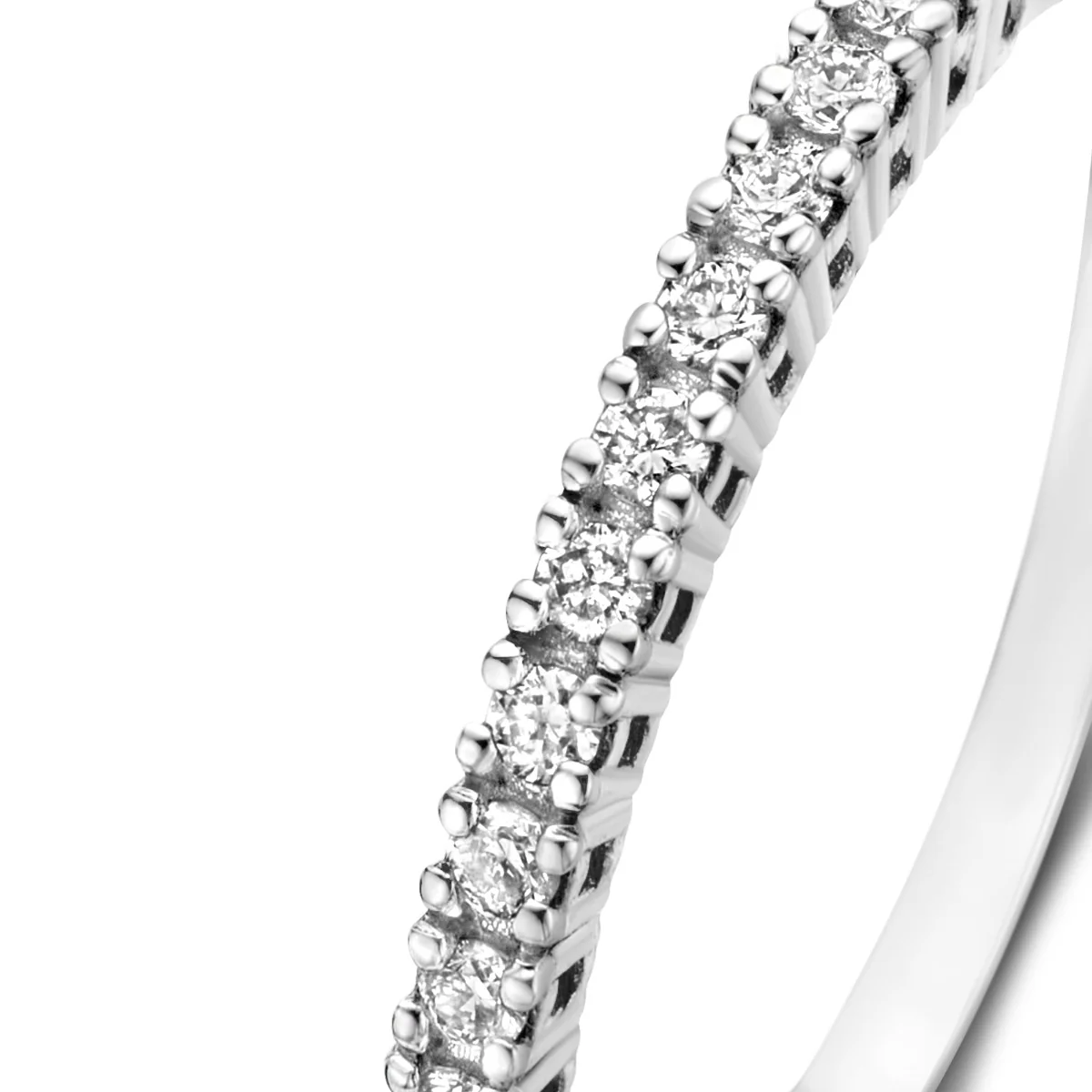 Isabel Bernard De la Paix Madeline 14 Karaat Witgouden Ring | Diamant 0.14 ct | IBD330021-50 - Image 6