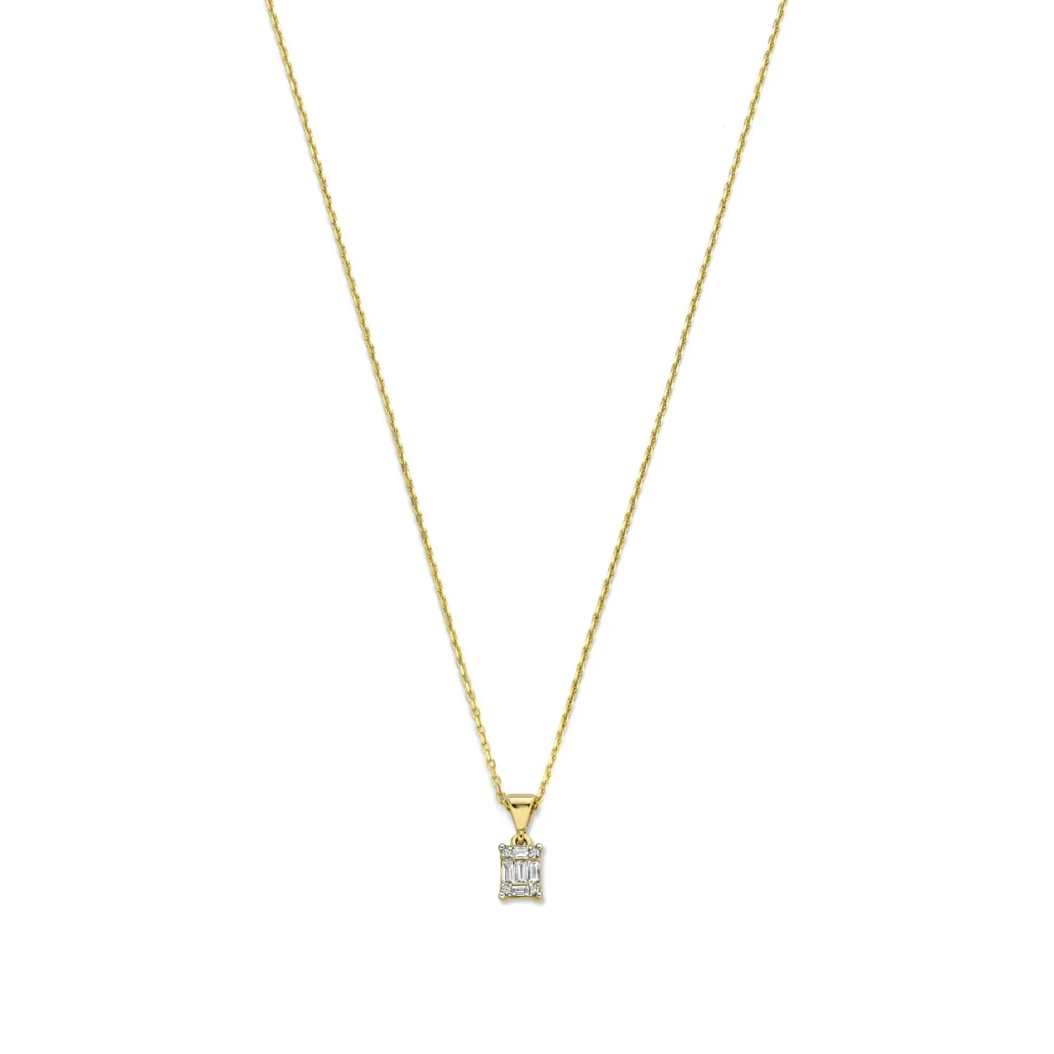 Isabel Bernard De la Paix Maxime 14 Karaat Gouden Collier | Diamant 0.11 ct | IBD350017
