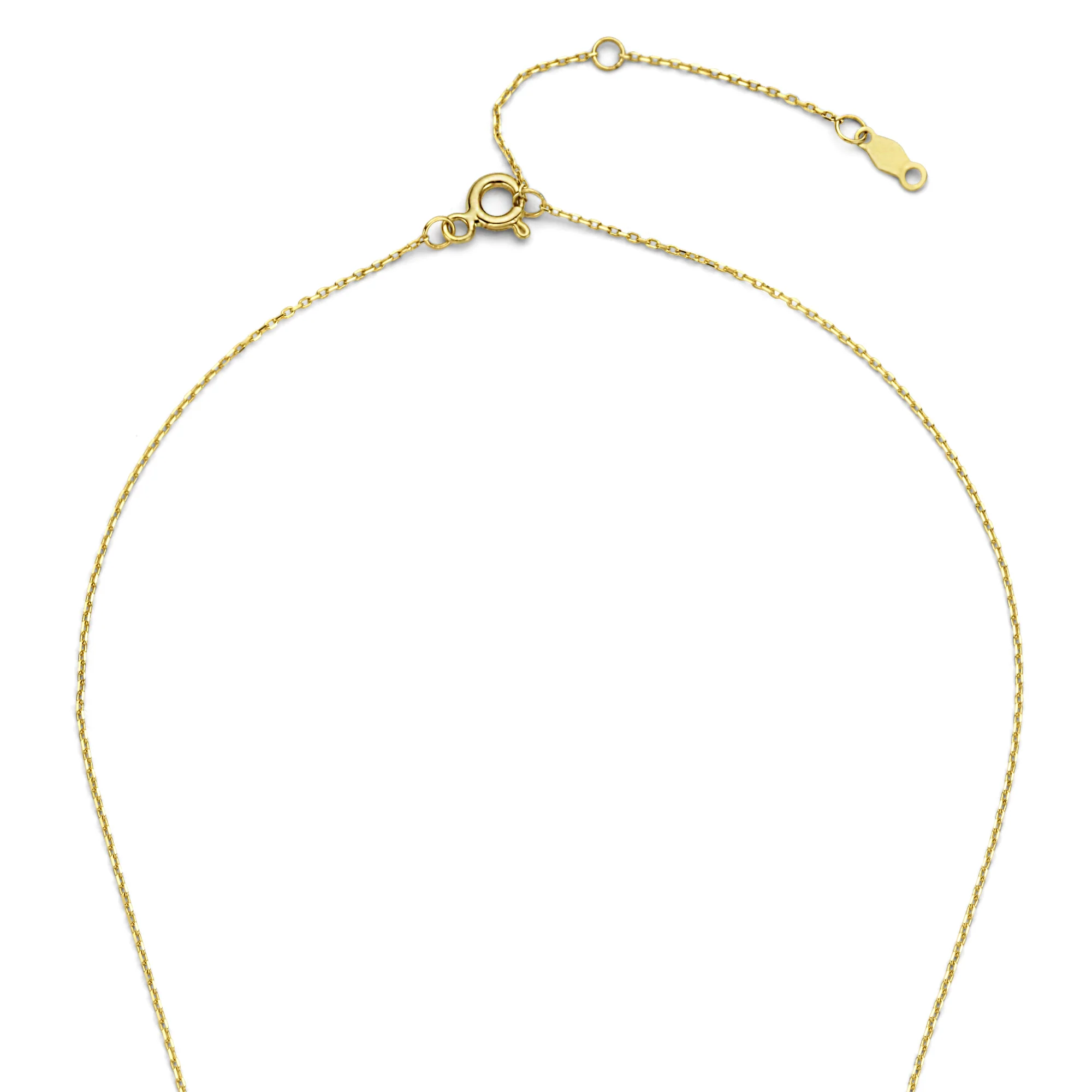 Isabel Bernard De la Paix Maxime 14 Karaat Gouden Collier | Diamant 0.11 ct | IBD350017 - Image 8