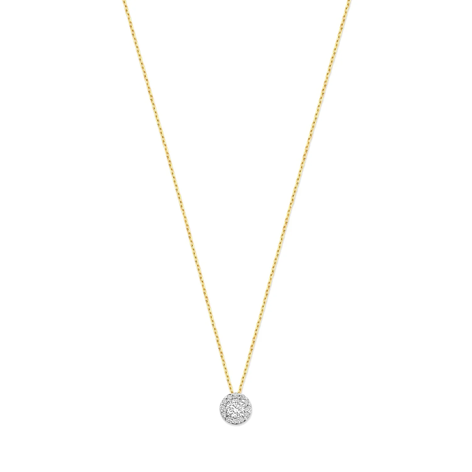 Isabel Bernard De la Paix Viviane 14 karat gold necklace with diamond IBD350031