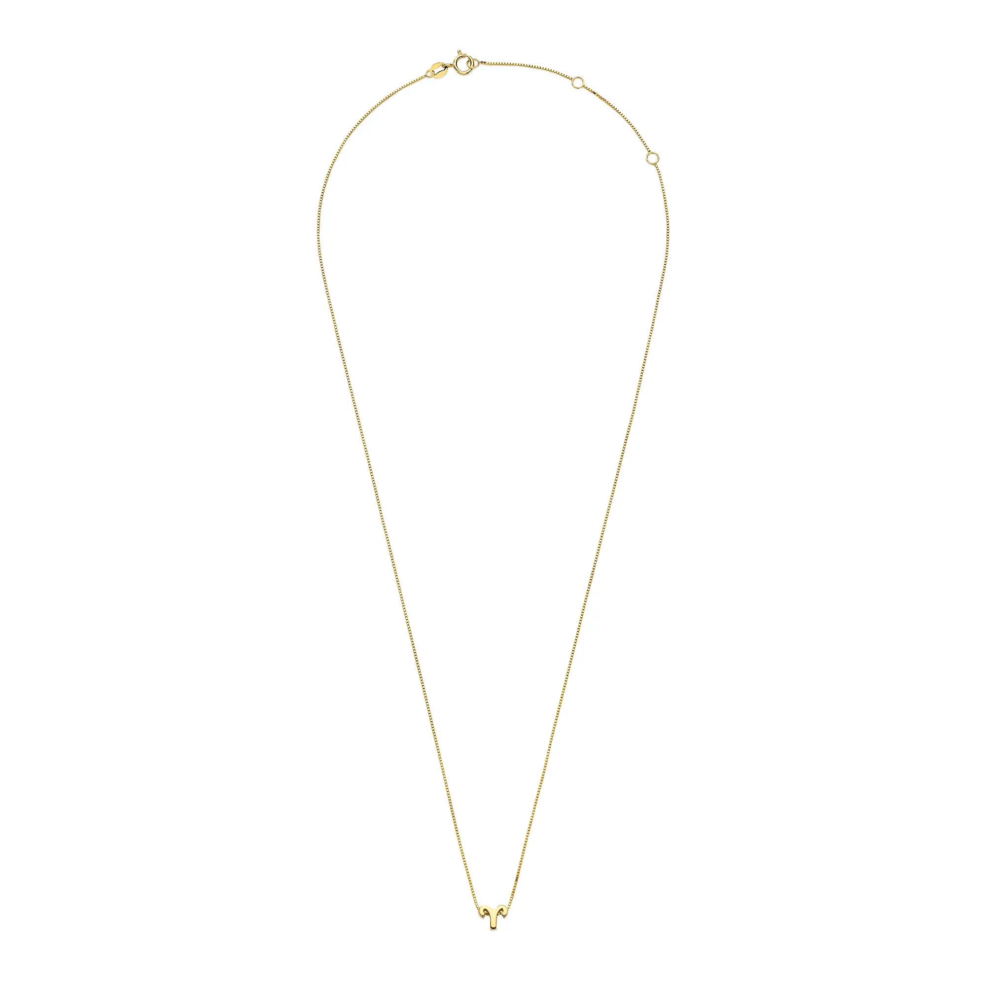 Isabel Bernard Étoiles d’Or Aries 14 Carat Gold Venetian Necklace With Horoscope IB340178 - Image 5