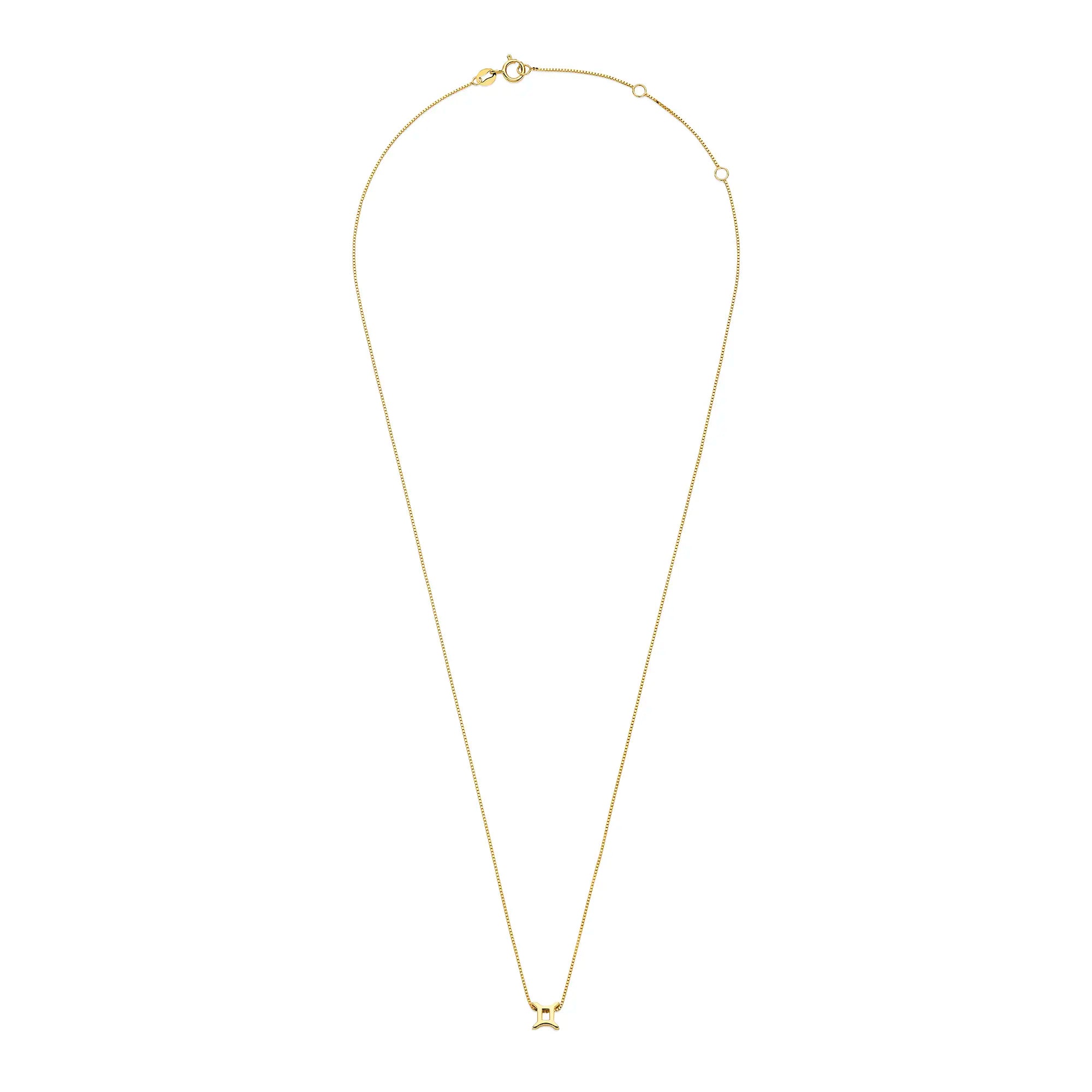 Isabel Bernard Étoiles d’Or Gemini 14 Carat Gold Venetian Necklace With Horoscope IB340180 - Image 5