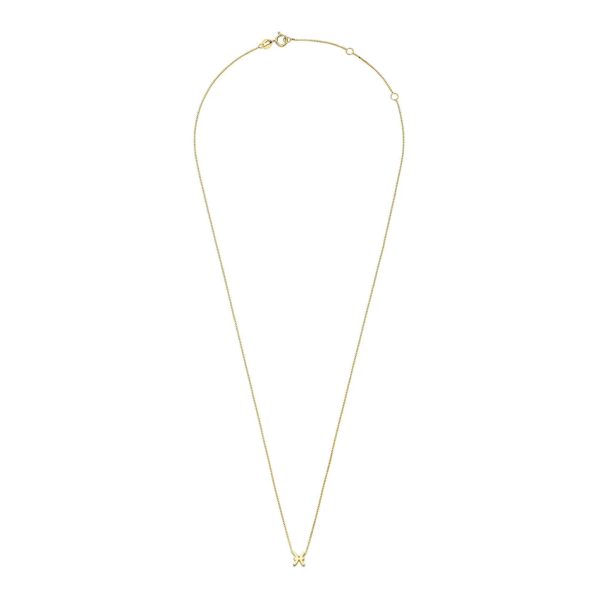 Isabel Bernard Étoiles d’Or Pisces 14 Carat Gold Venetian Necklace With Horoscope IB340189 - Image 5